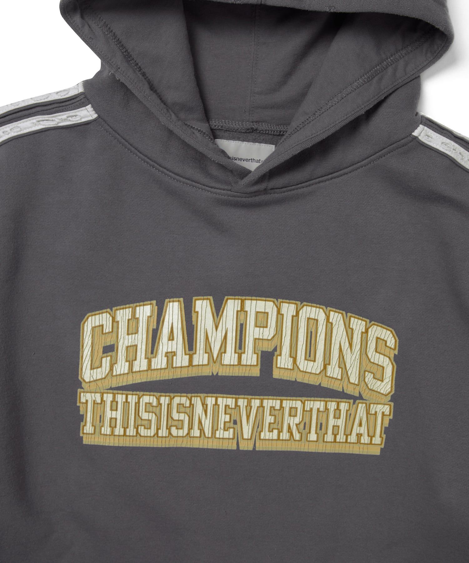 MUSINSA | thisisneverthat® TNT Sports Hoodie Dark Grey