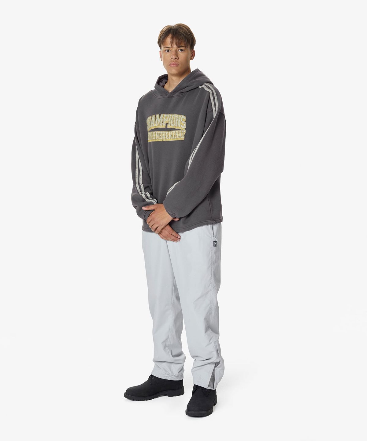 디스이즈네버댓(THISISNEVERTHAT) TNT Sports Hoodie Dark Grey