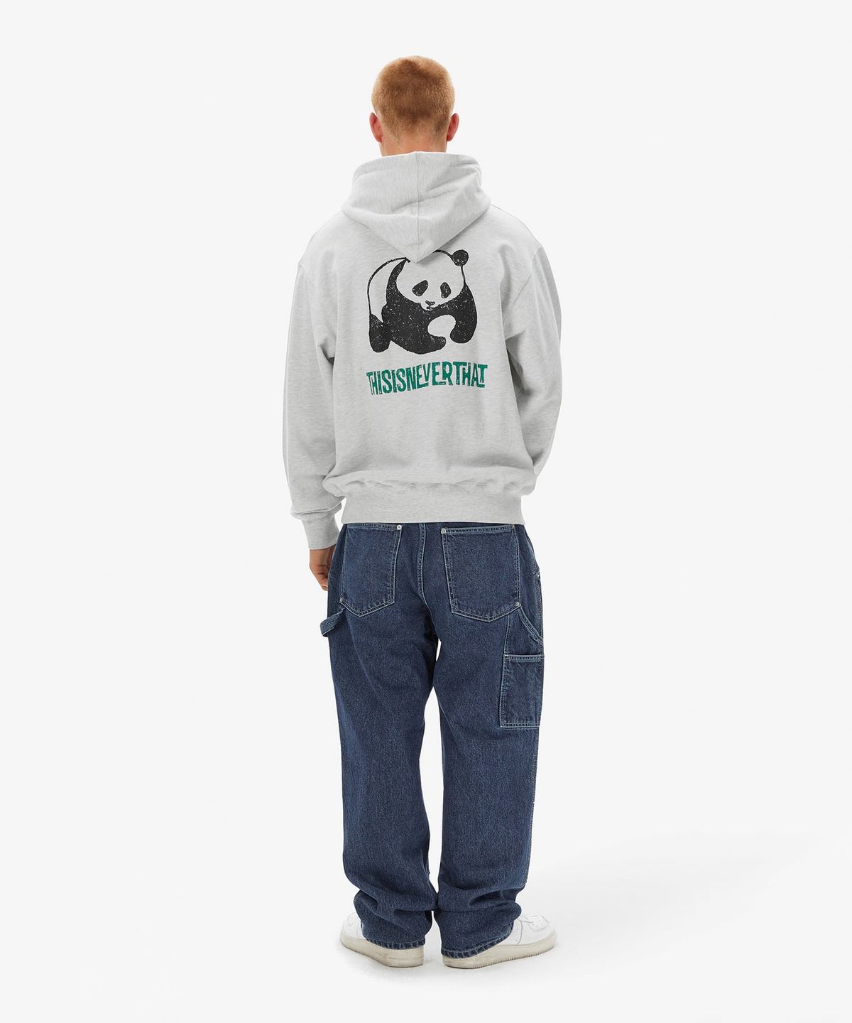 디스이즈네버댓(THISISNEVERTHAT) Panda Hoodie Oatmeal
