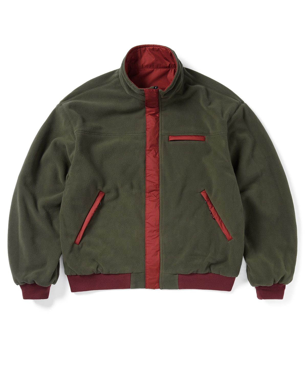 디스이즈네버댓(THISISNEVERTHAT) Reversible Warm Up Jacket Red