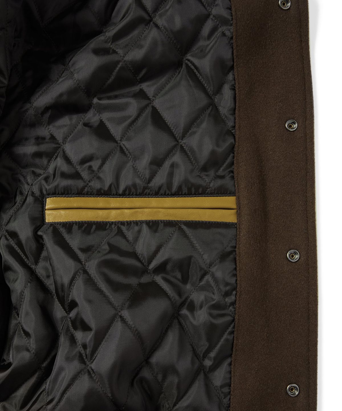 디스이즈네버댓(THISISNEVERTHAT) ULTRAS Varsity Jacket Brown