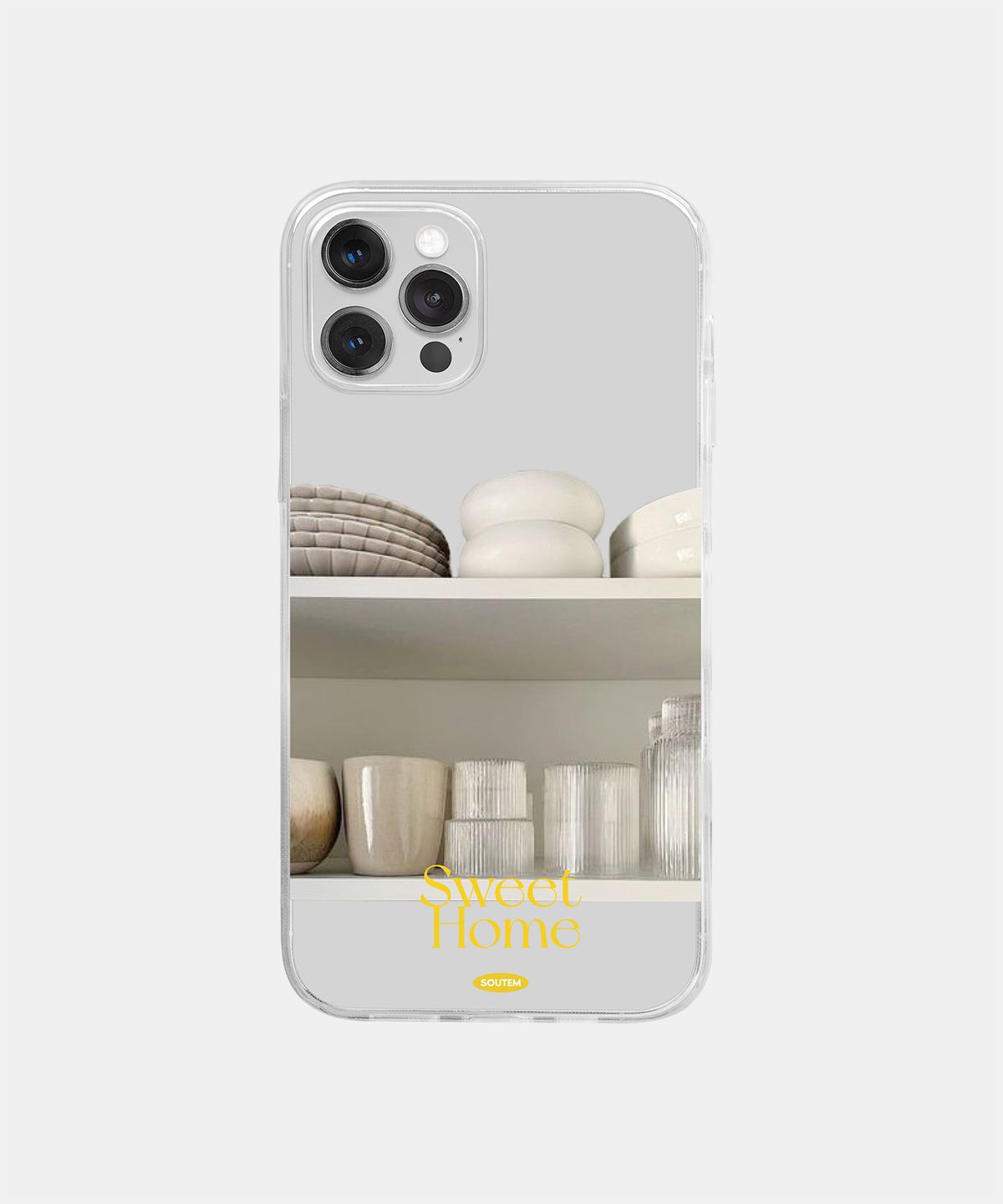 소유템(SOUTEM) Cozy House Phone Case_Clear