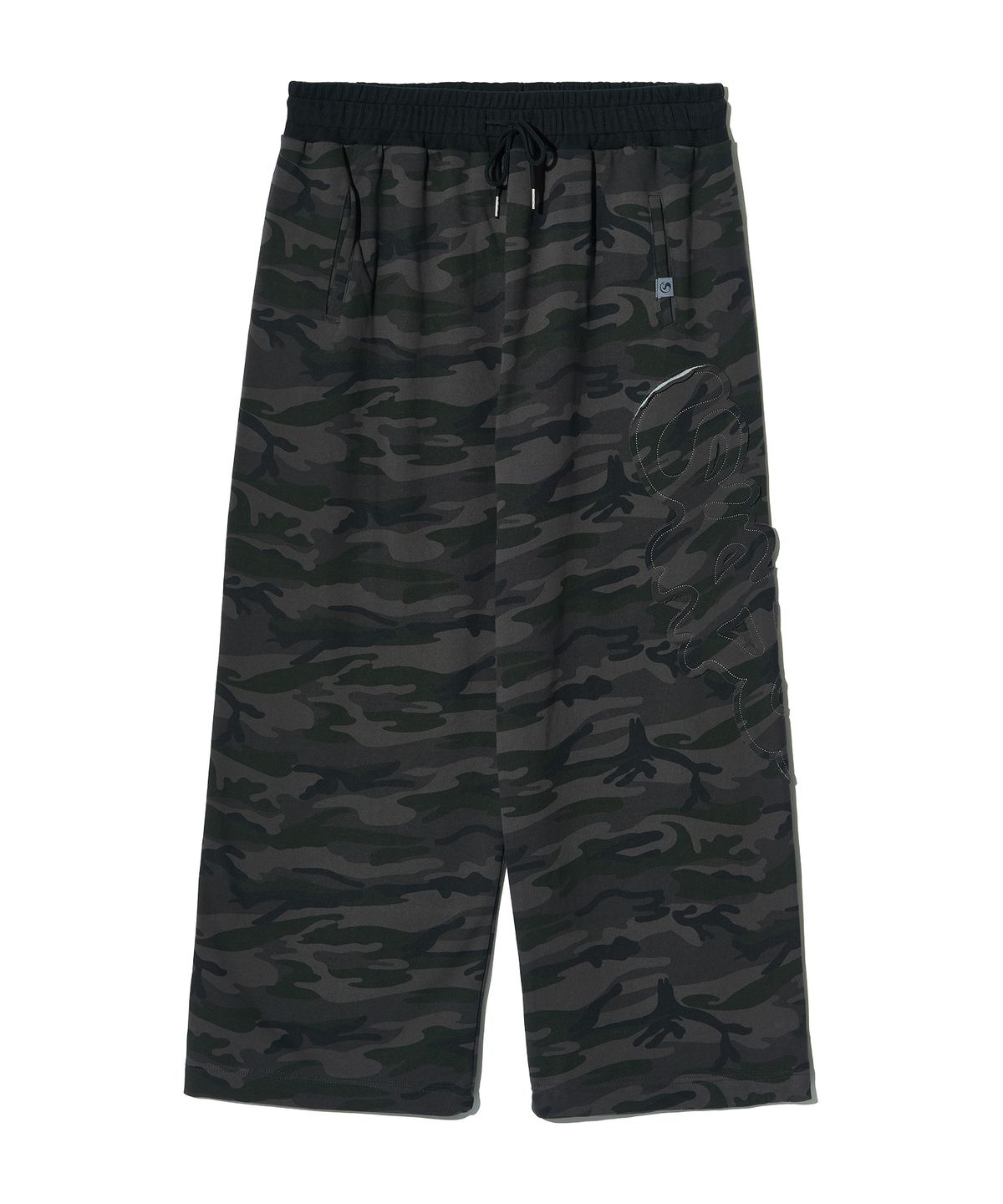 피스메이커(PIECE MAKER) TS LOGO APPLIQUE SWEAT PANTS (CAMOUFLAGE)