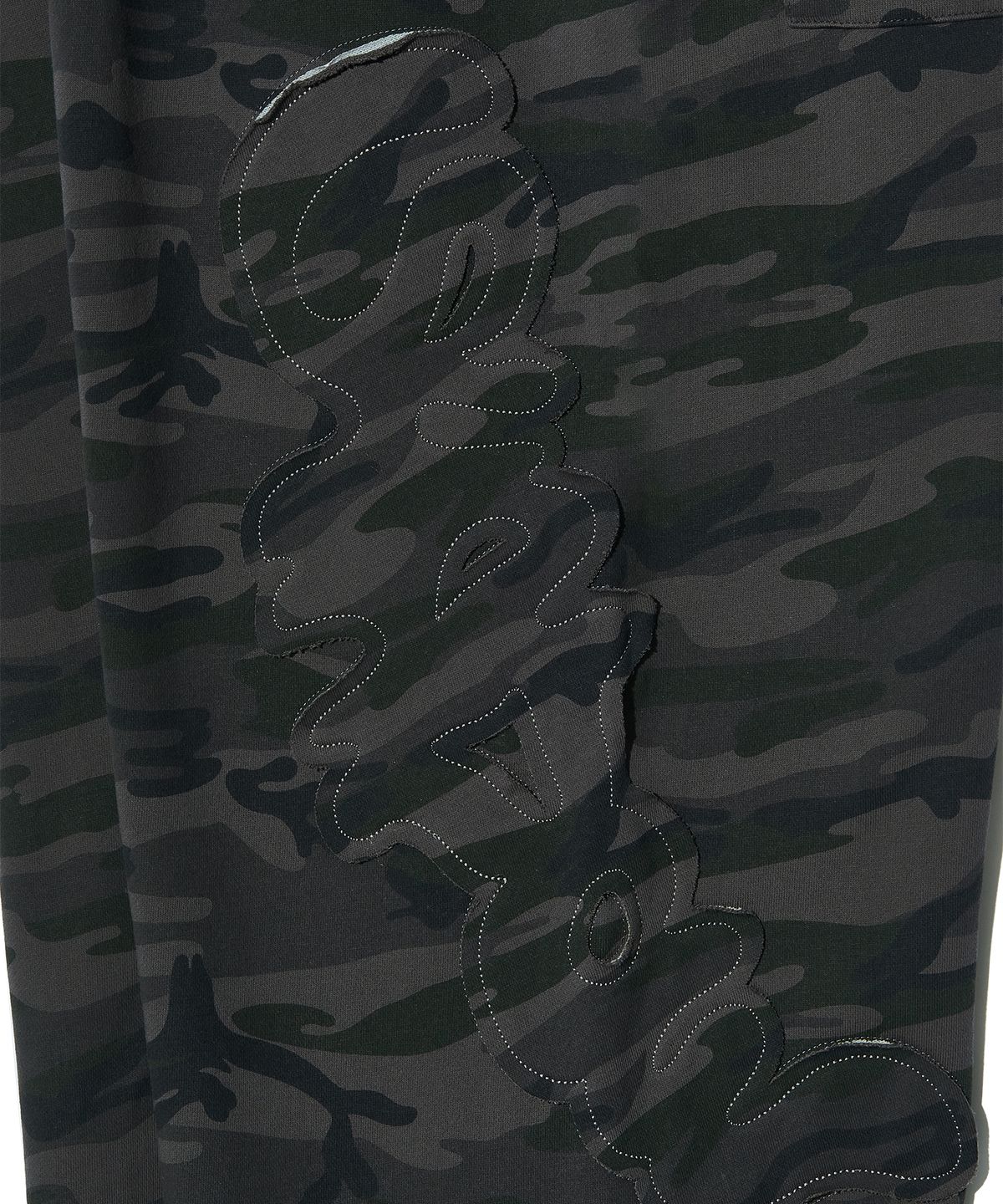 피스메이커(PIECE MAKER) TS LOGO APPLIQUE SWEAT PANTS (CAMOUFLAGE)