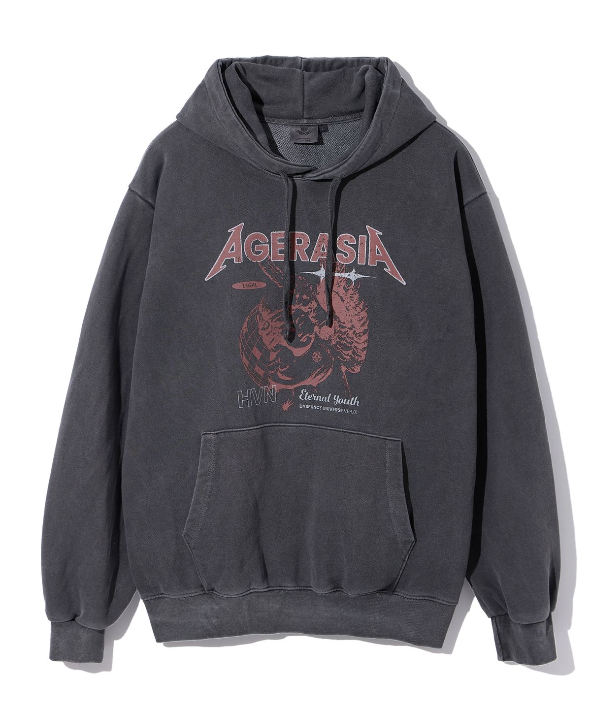 디스펑트(DYSFUNCT) HVN PIGMENT HOODIE(CHARCOAL)