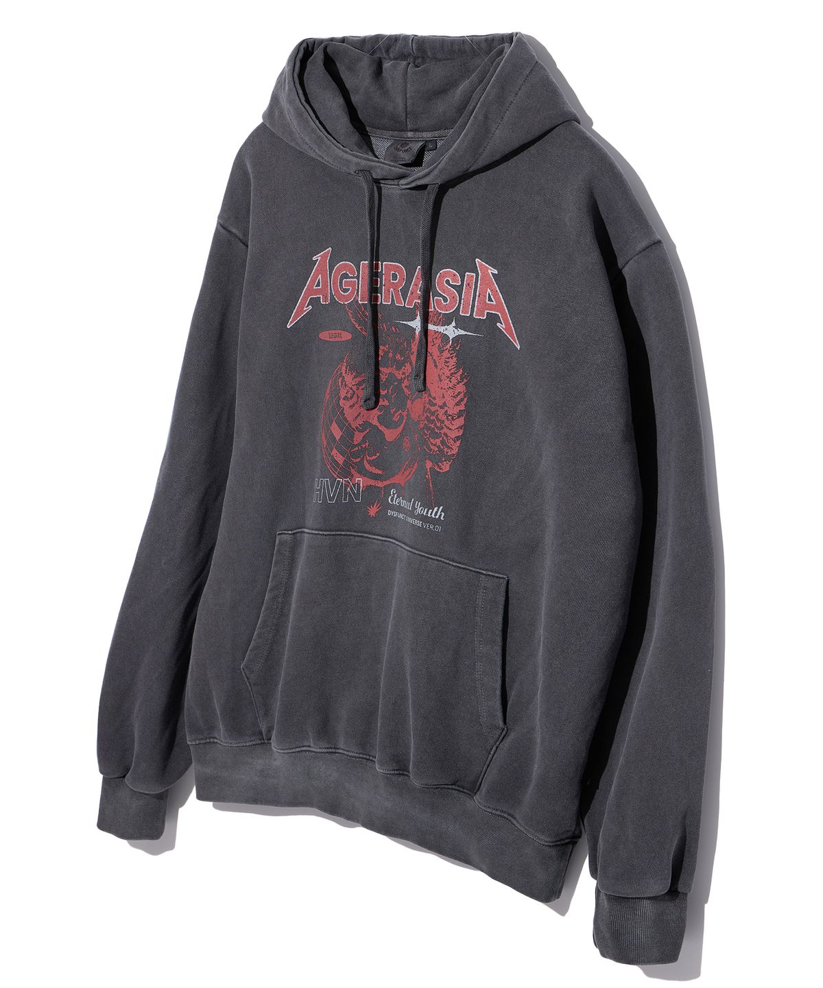 디스펑트(DYSFUNCT) HVN PIGMENT HOODIE(CHARCOAL)
