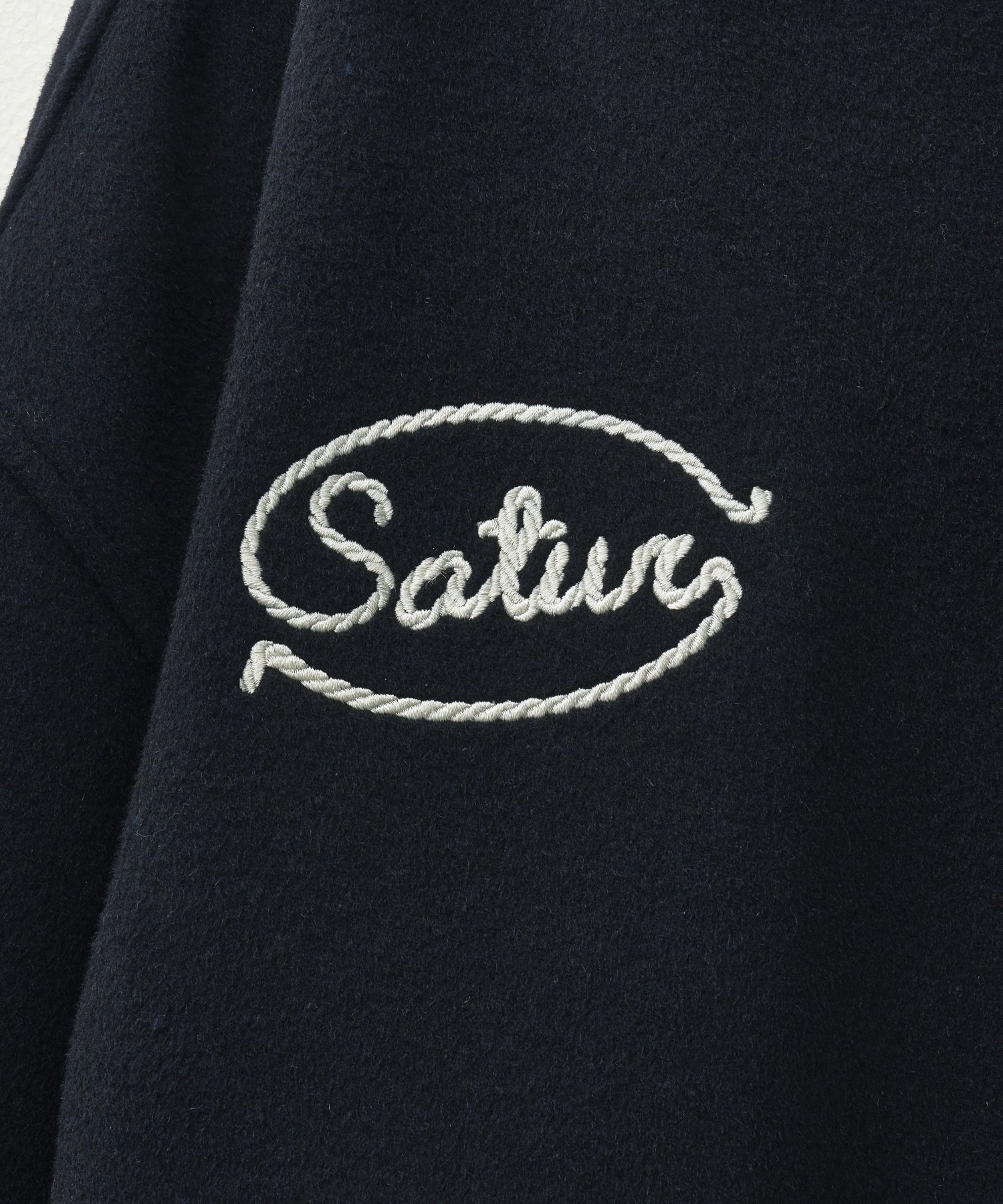 ★関税/送料込★Satur★S Applique Wool Varsity Jacket MUSINSA | SATUR S Applique Wool Varsity Jacket Navy