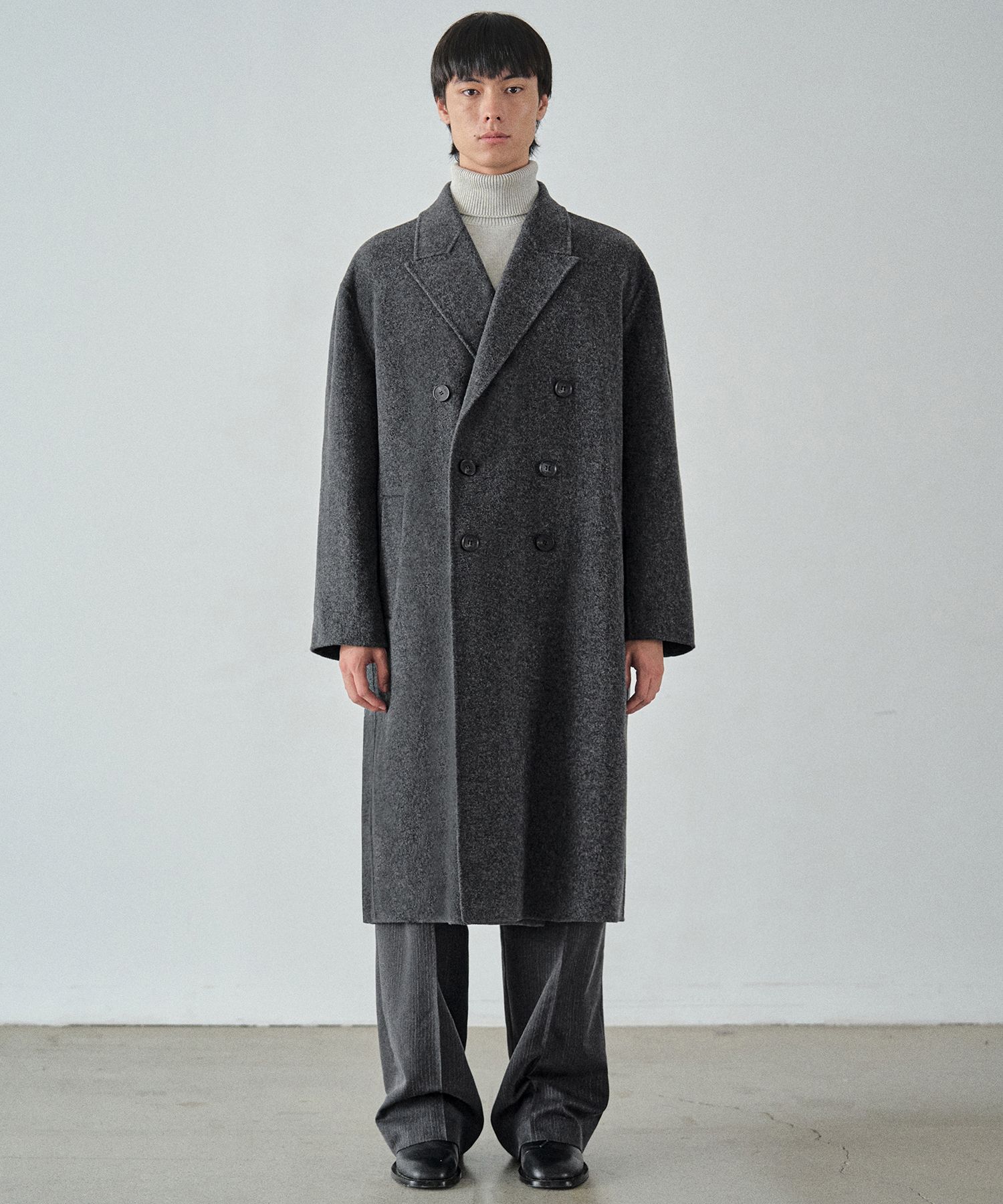 MUSINSA公式 | COSTUME O'CLOCK ウールブレンドハンドメイドダブル