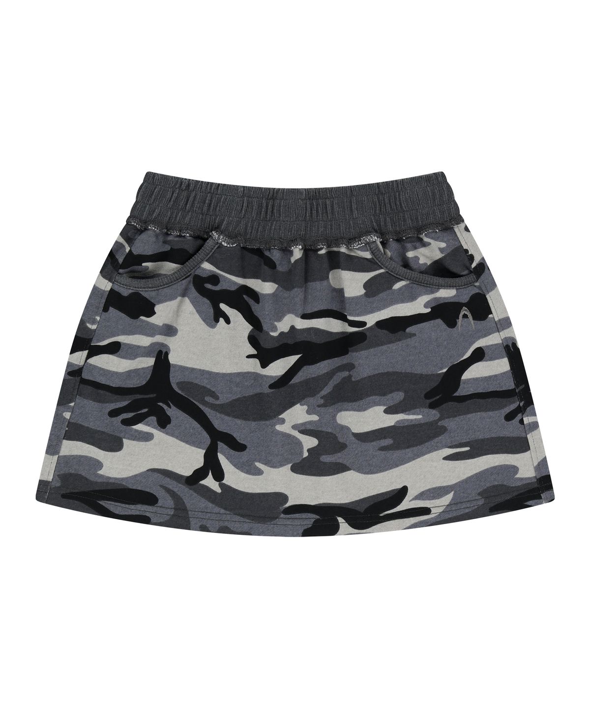 아캄(AAKAM) Camouflage Logo Sweat Skirt (Gray)