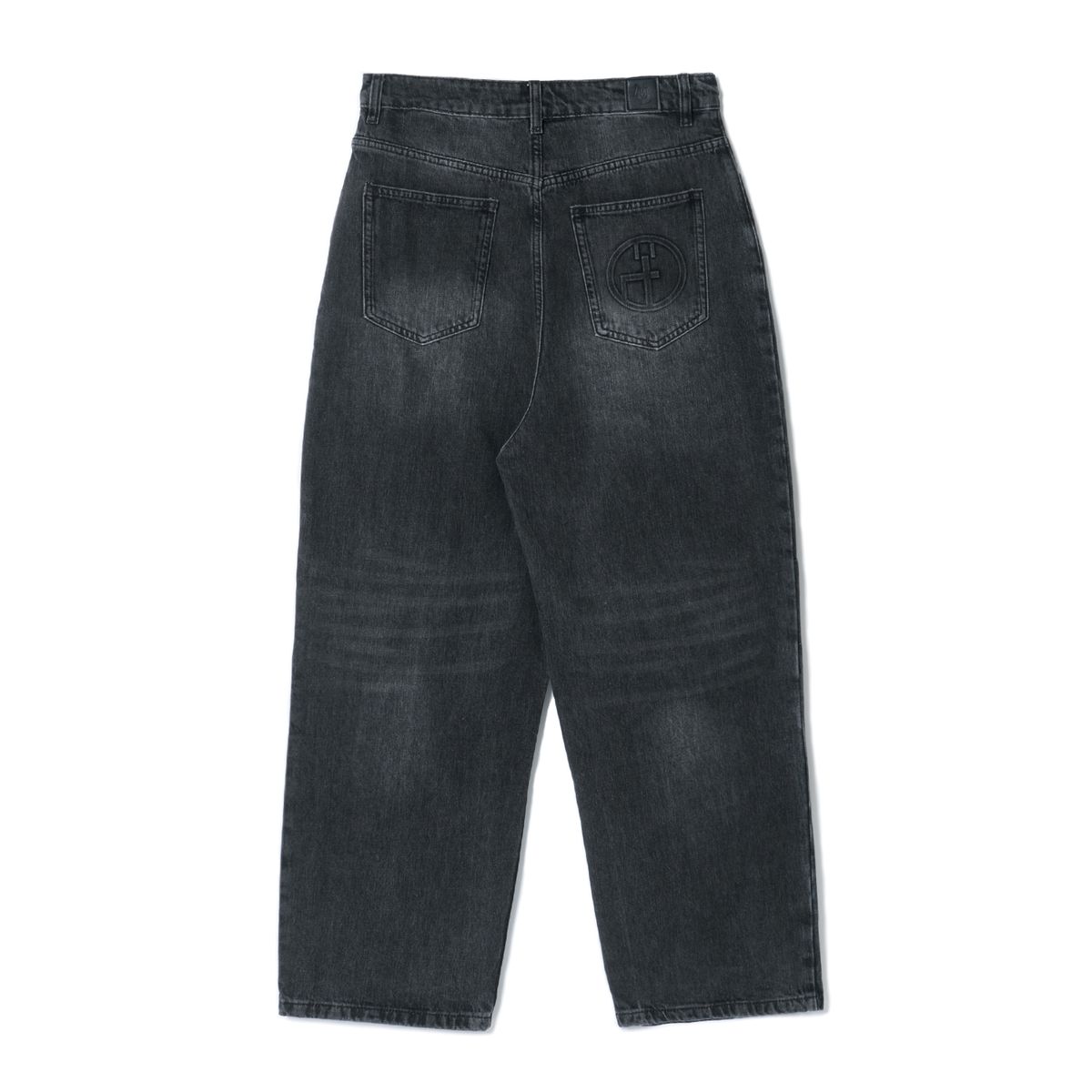 노드(NOD) Glen Wide Baggy Denim pants (Black)