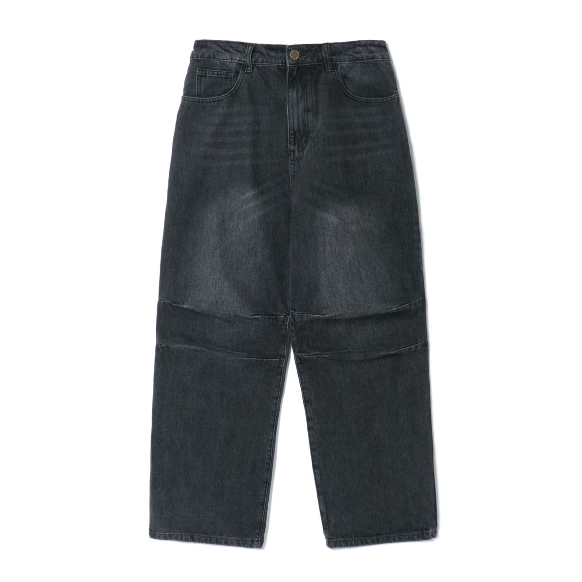 노드(NOD) Glen Wide Baggy Denim pants (Black)
