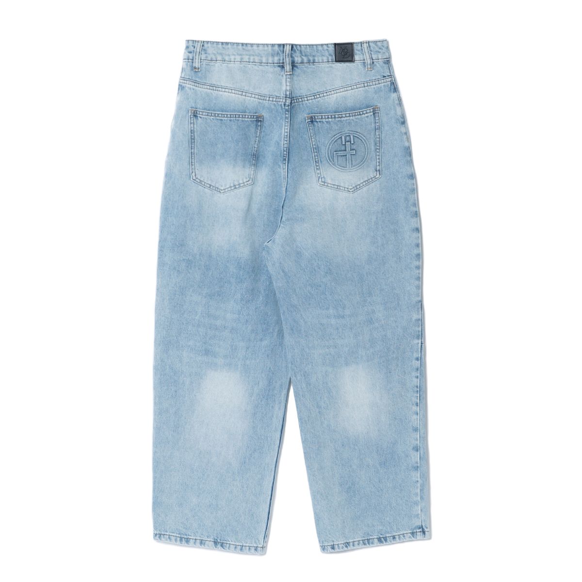 노드(NOD) Glen Wide Baggy Denim pants (Light blue)