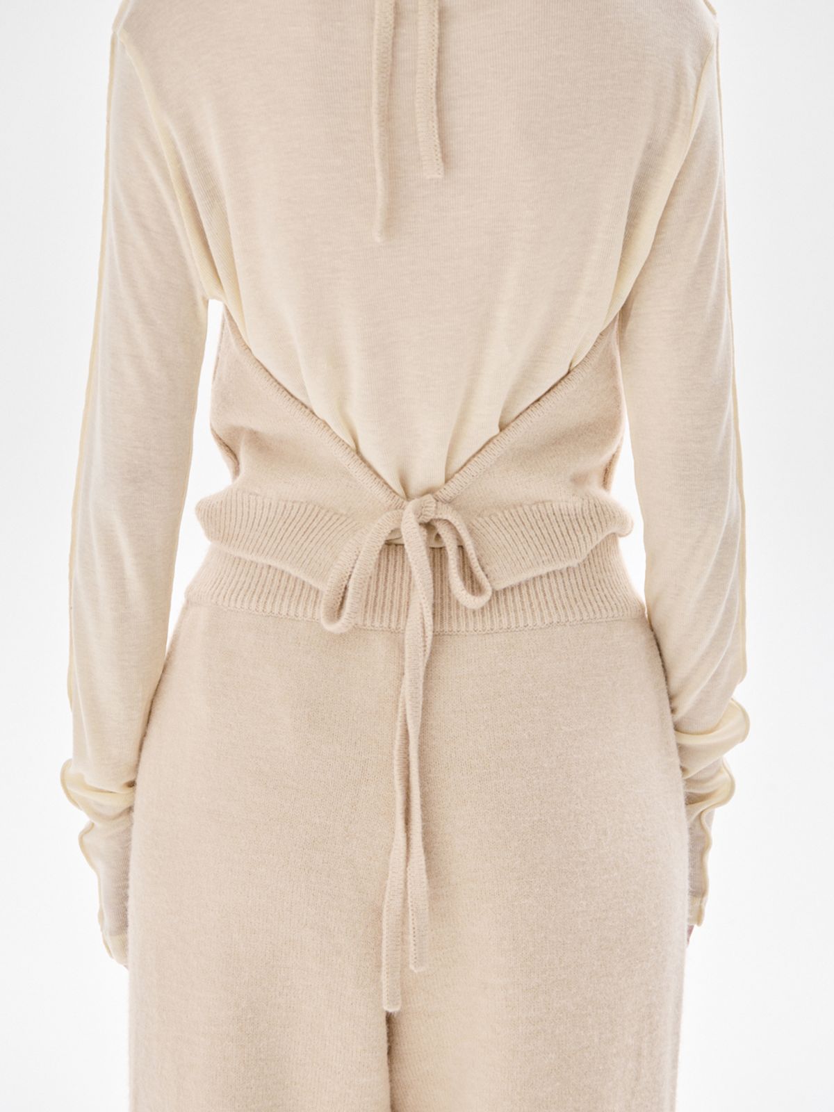 무니쉬(MOONISH) Rogge knit jumpsuit_BEIGE