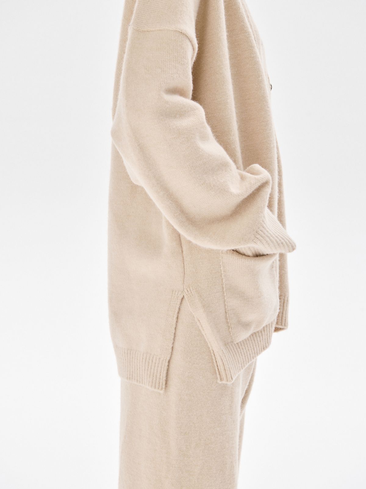 무니쉬(MOONISH) Rogge knit cardigan_BEIGE