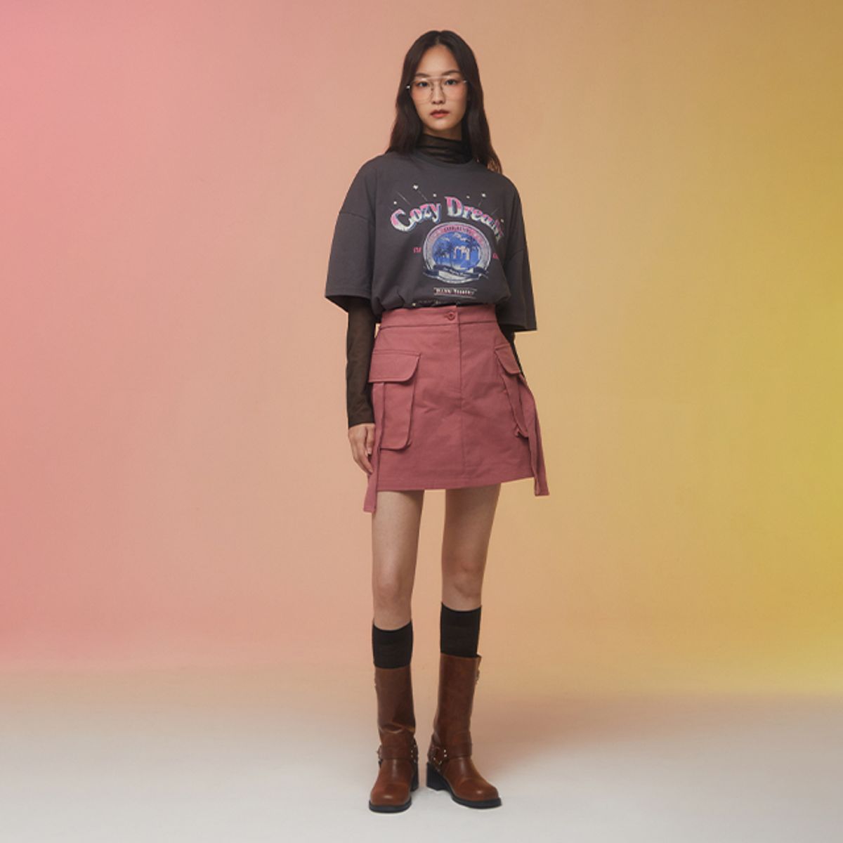 랩(LAP) 코지드림 박시 티셔츠 AQ7CT781