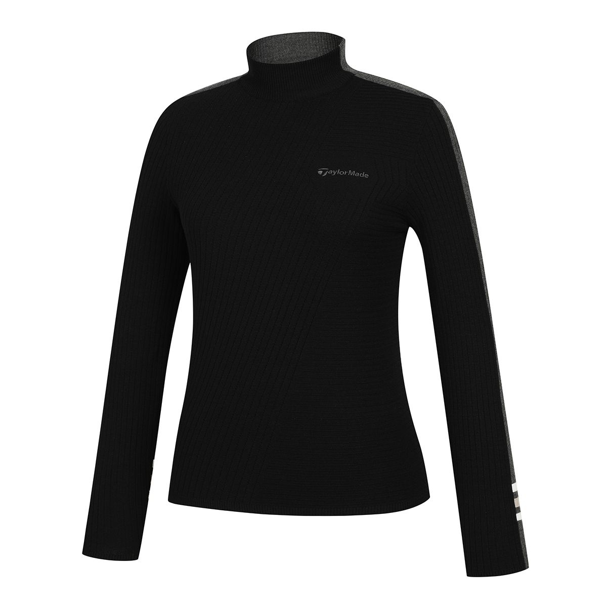 테일러메이드 어패럴(TAYLORMADE APPAREL) 여성 하이넥 골지 니트 TSN-72HG21-199