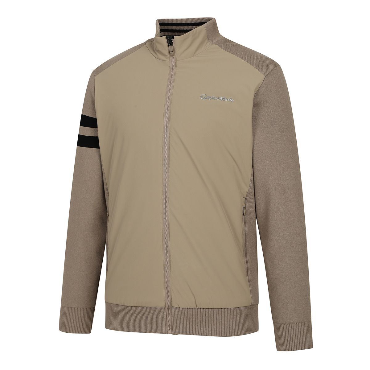 테일러메이드 어패럴(TAYLORMADE APPAREL) 남성 우븐 하이브리드 집업 니트 가디건 TSN-33HG32-510
