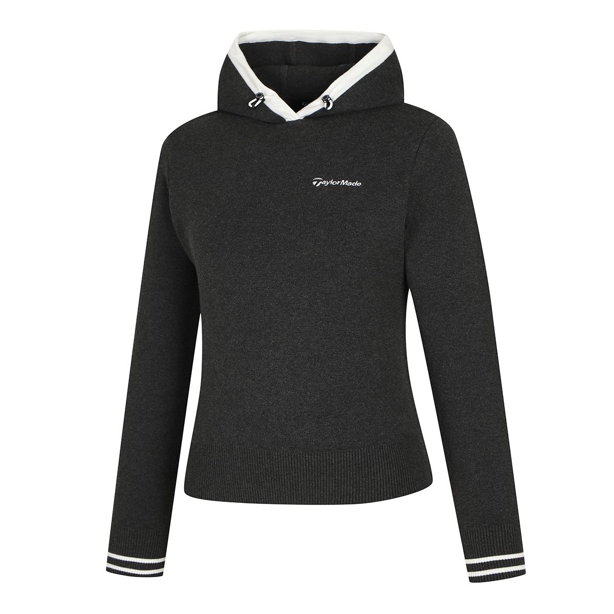 테일러메이드 어패럴(TAYLORMADE APPAREL) 여성 배색 후드 니트 TSN-73HG21-195