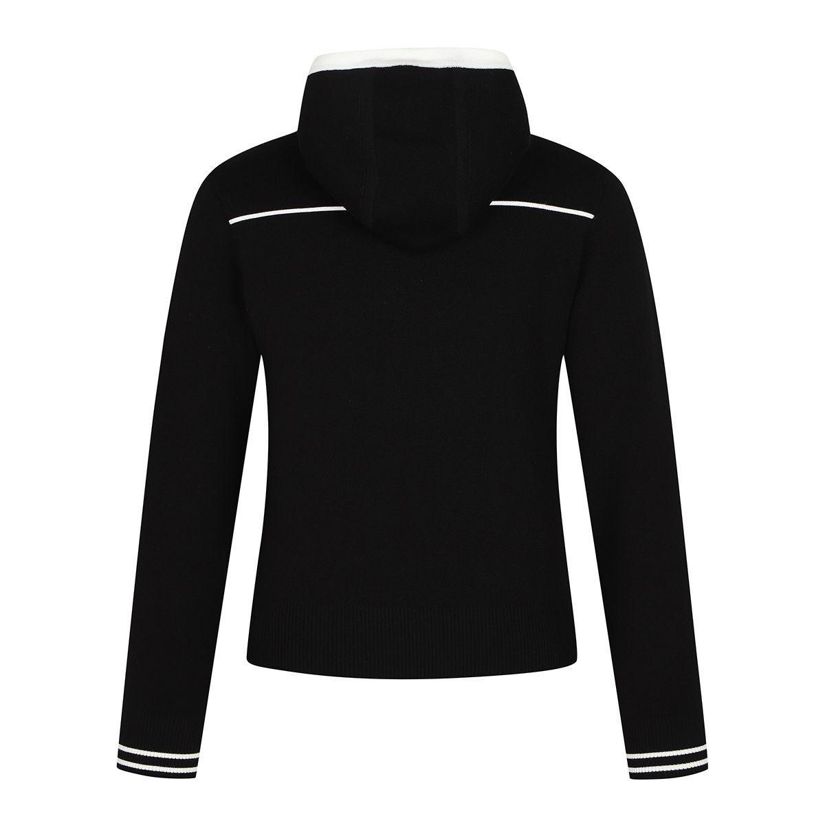 테일러메이드 어패럴(TAYLORMADE APPAREL) 여성 배색 후드 니트 TSN-73HG21-199