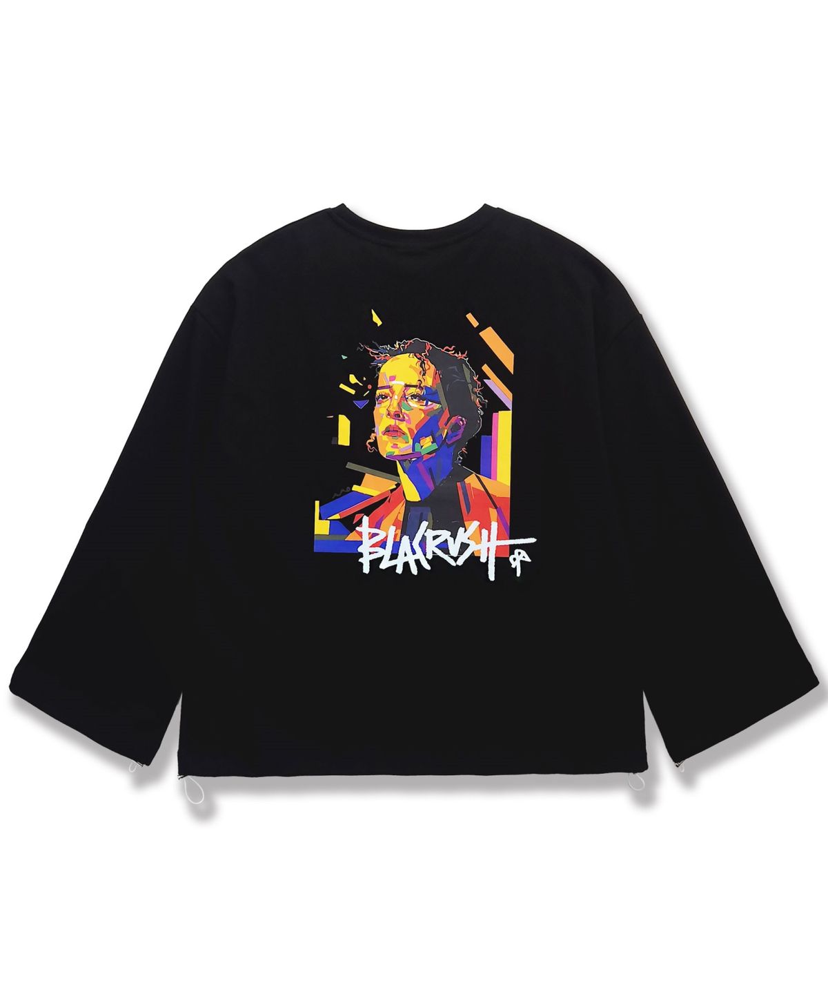 블랙크러쉬(BLACRUSH) [ BLACRUSH X SangYoon Jeong ] Stare String Sweatshirt
