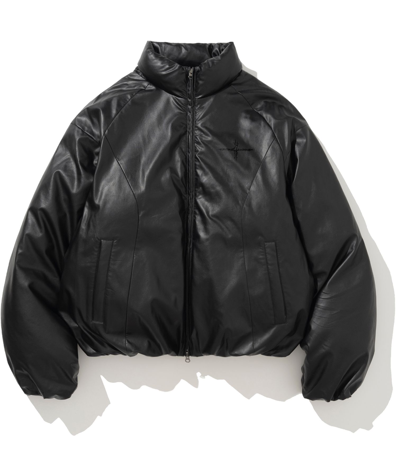 【YOURNUS】BDD Leather Puffer Jacket Fusalp Faux-Leather Down Puffer Jacket | Saks Fifth Avenue