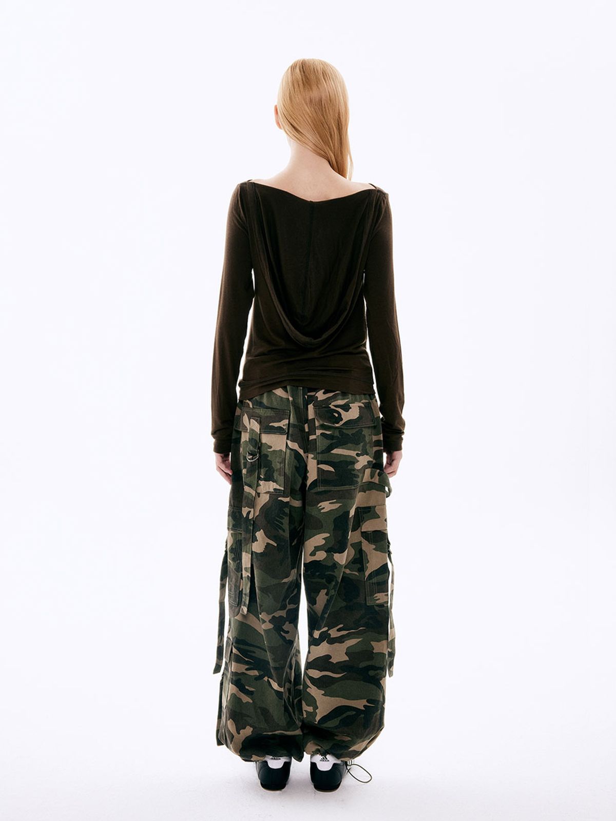 비수스(VISUS) D-ring Cargo Pants_Camoflage