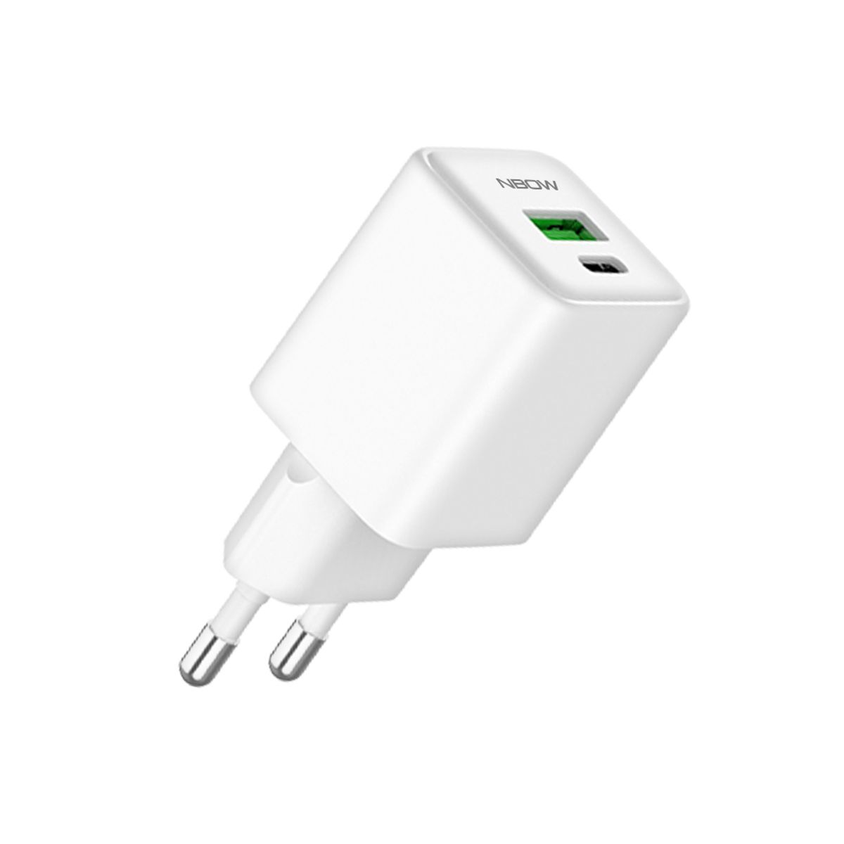 엔보우(NBOW) GaN 30W PD PPS 듀얼 고속충전기 어댑터 ZX-2U84KR