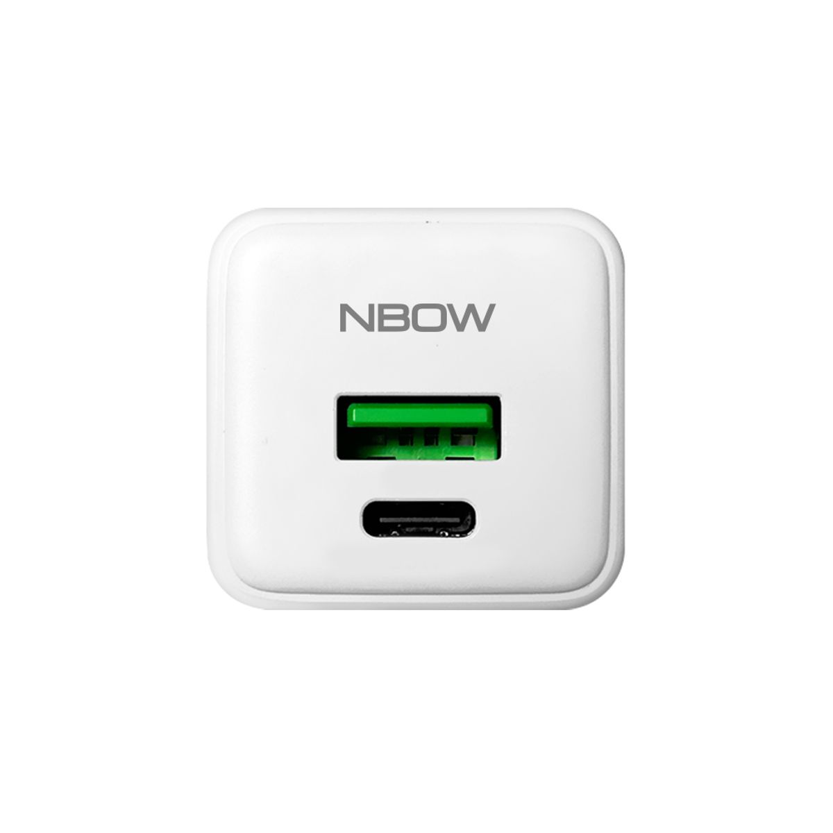 엔보우(NBOW) GaN 30W PD PPS 듀얼 고속충전기 어댑터 ZX-2U84KR