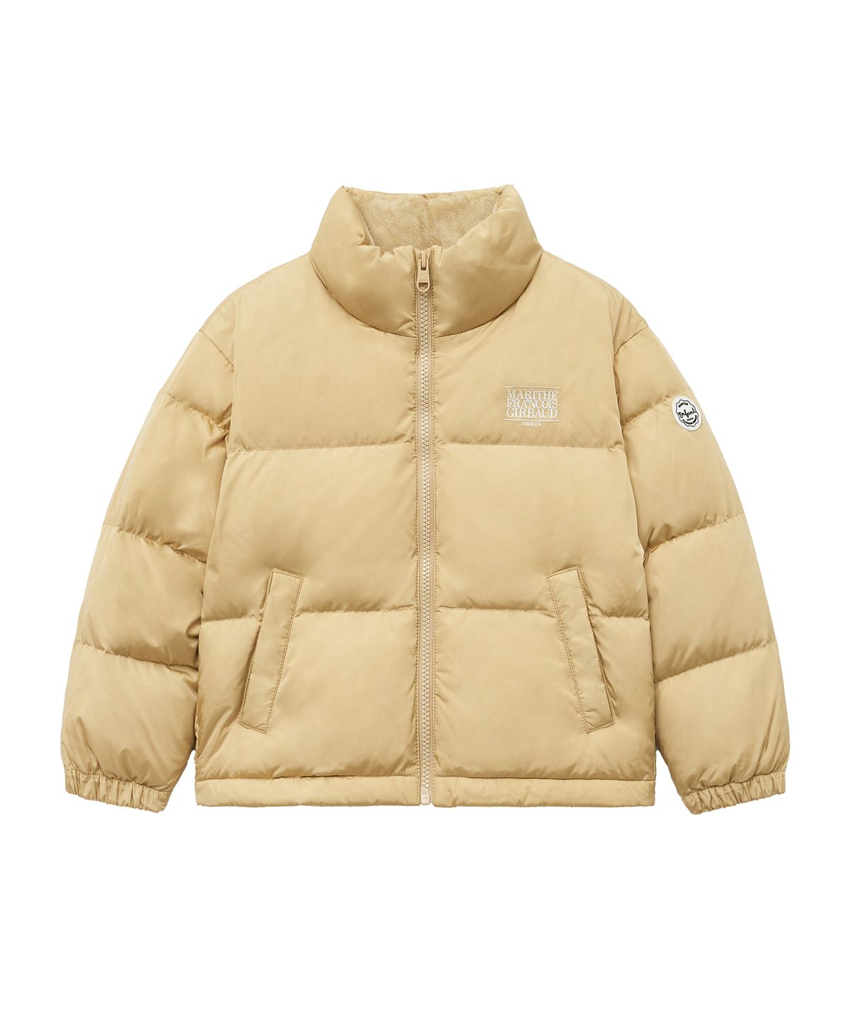 마리떼 키즈(MARITHÉ KIDS) ENFANT BASIC GOOSE DOWN PUFFER light yellow