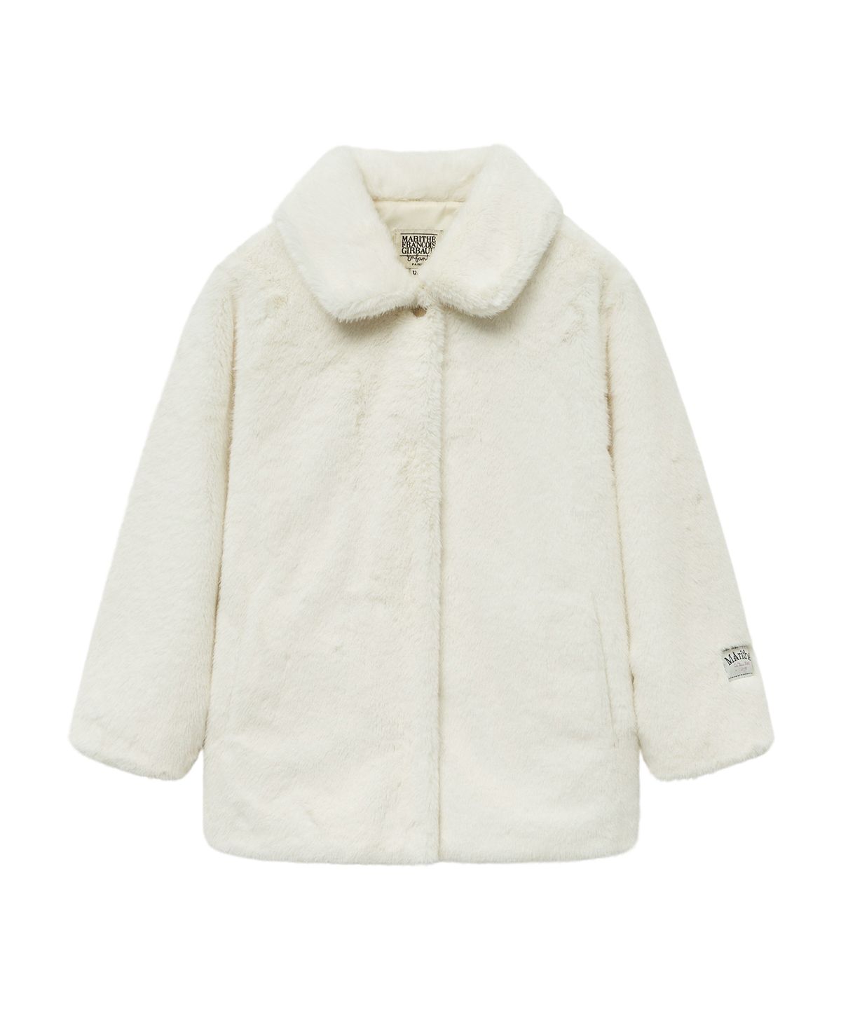 마리떼 키즈(MARITHÉ KIDS) ENFANT FAUX FUR COAT ivory
