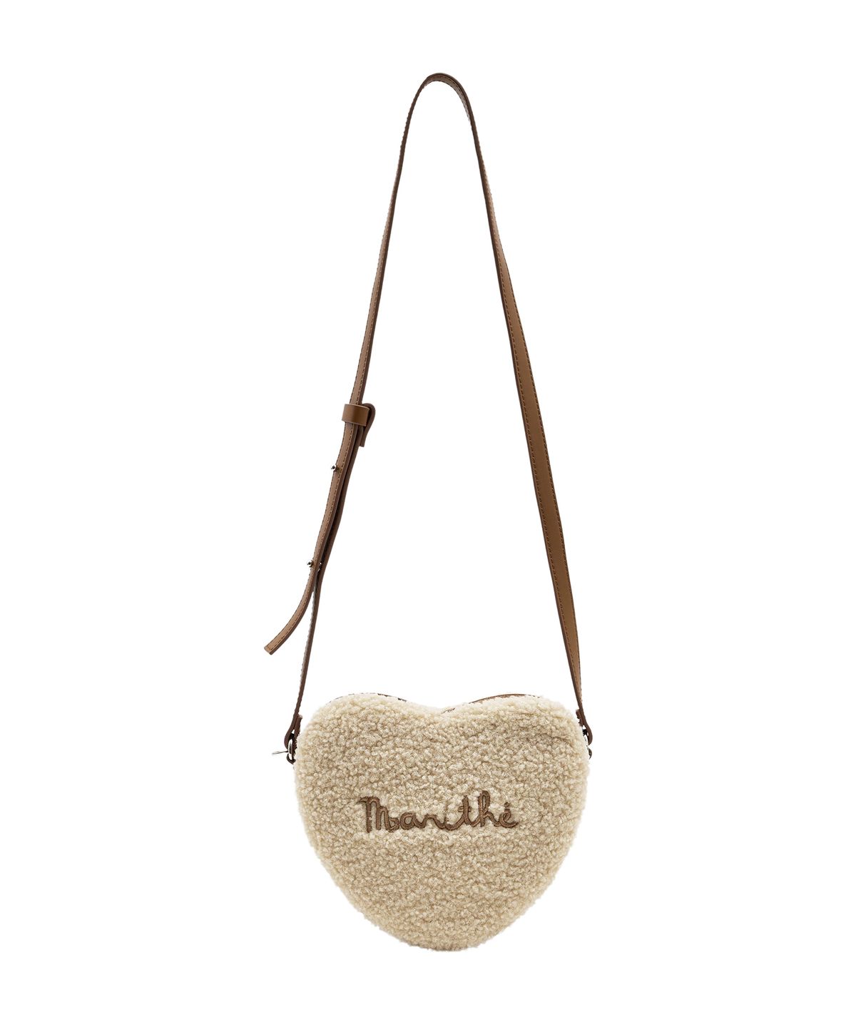 마리떼 키즈(MARITHÉ KIDS) ENFANT HEART CROSS BAG beige