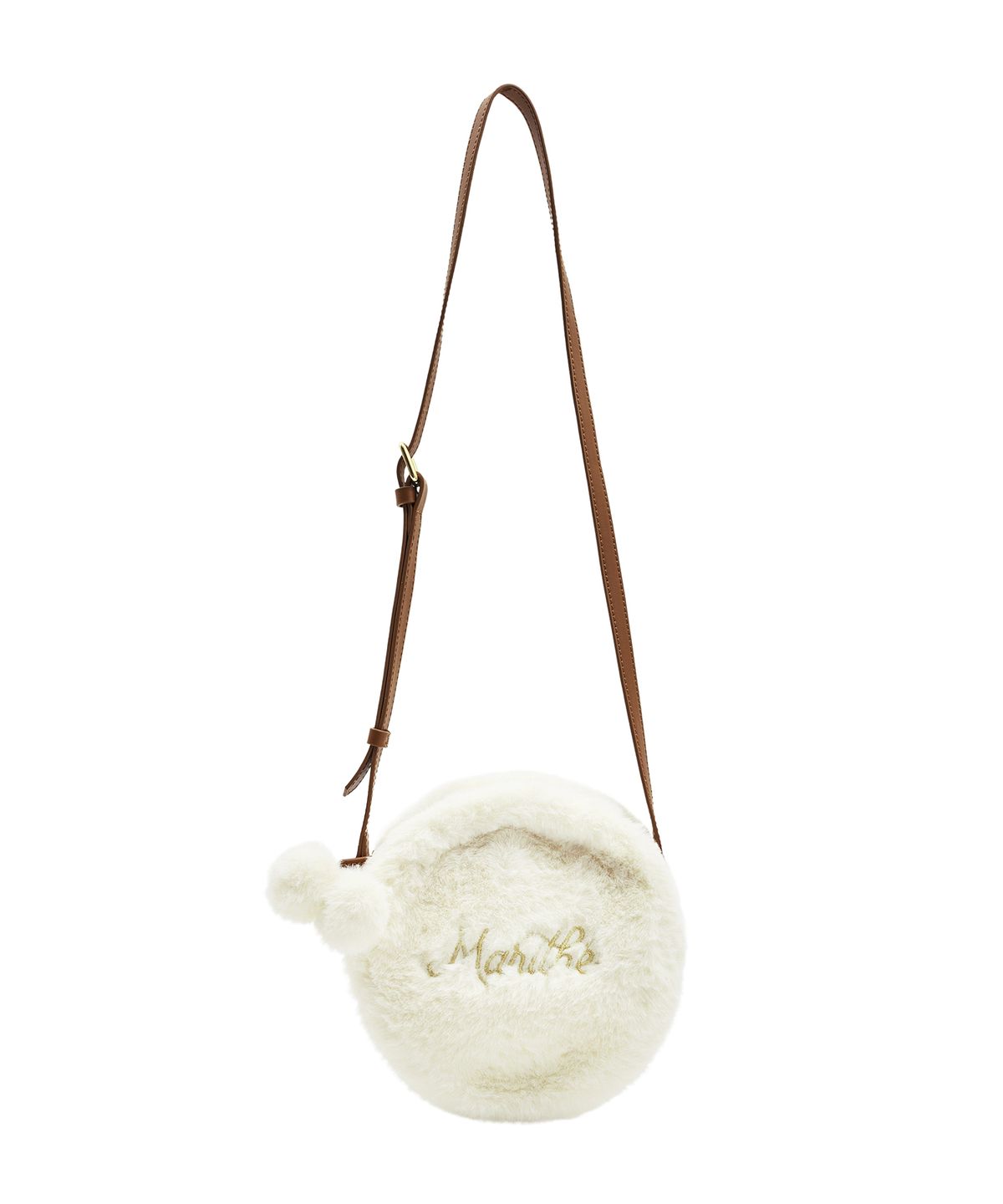 마리떼 키즈(MARITHÉ KIDS) ENFANT FUR CROSS BAG ivory