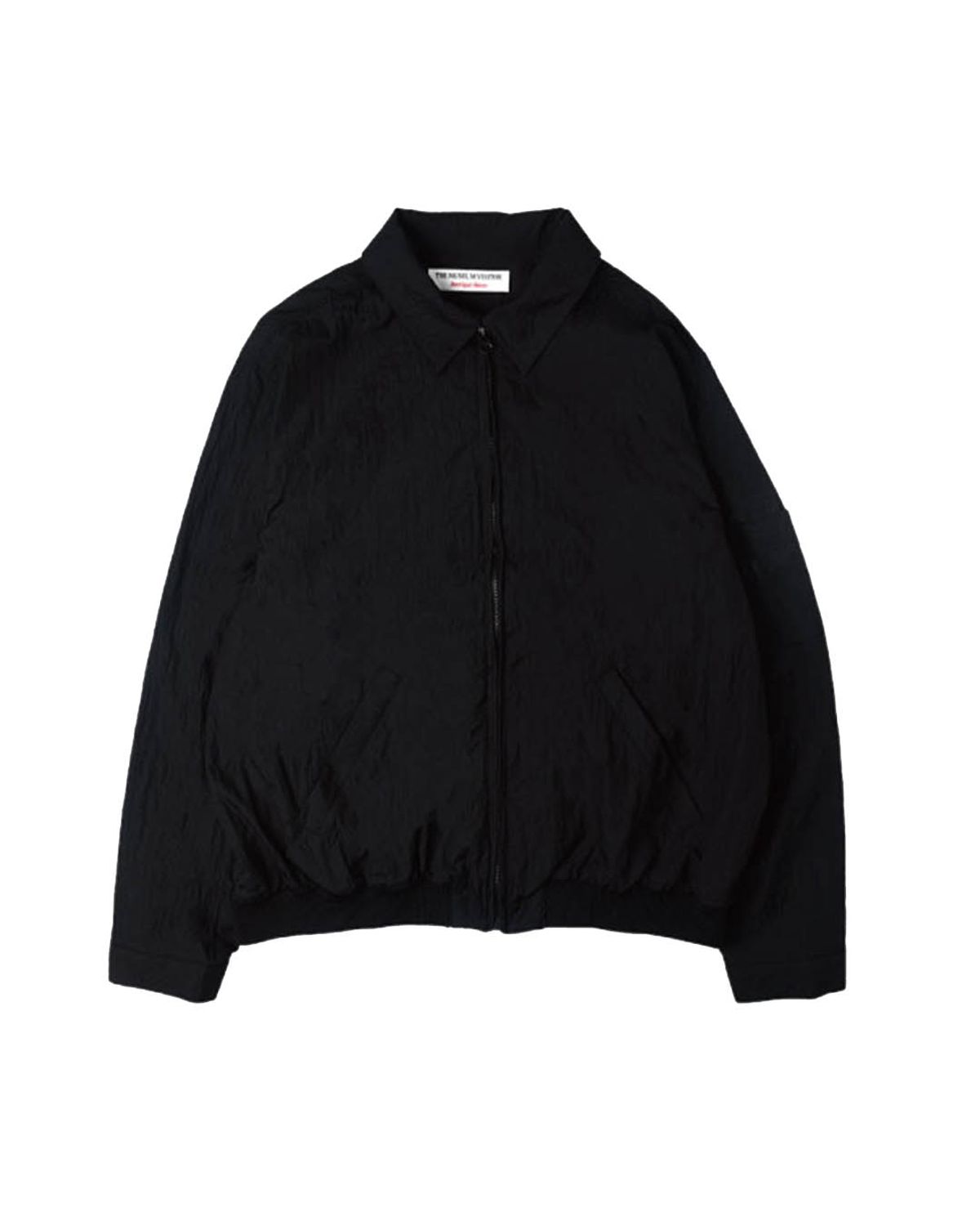 더뮤지엄비지터(THEMUSEUMVISITOR) HEART PRINTED WINDBREAKER (BLACK)