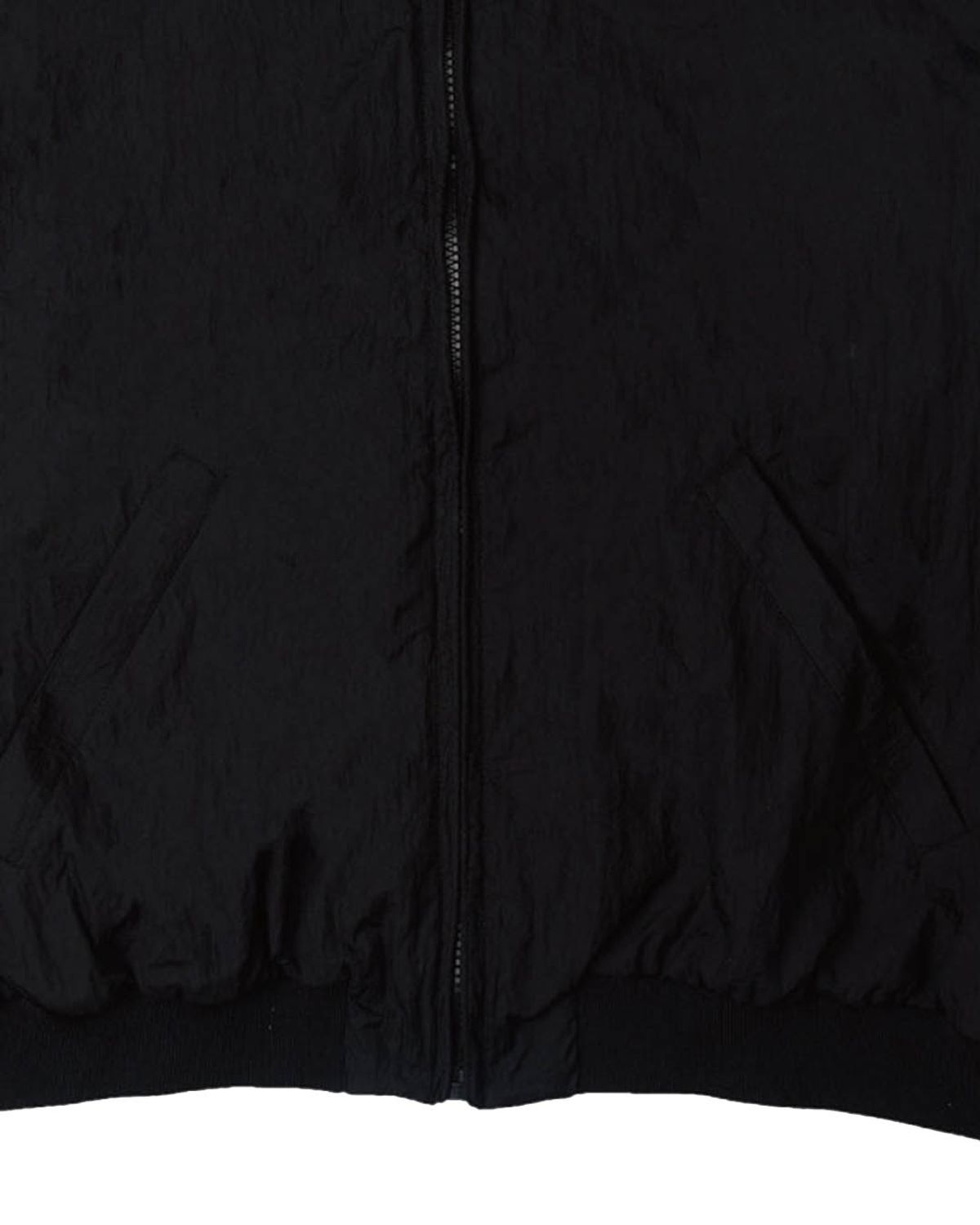 더뮤지엄비지터(THEMUSEUMVISITOR) HEART PRINTED WINDBREAKER (BLACK)