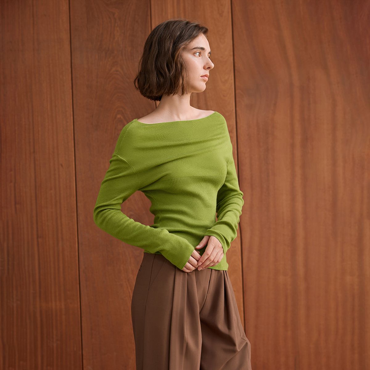 와이와이아이엠(YYIAM) YY_Boat neck knit top_3color
