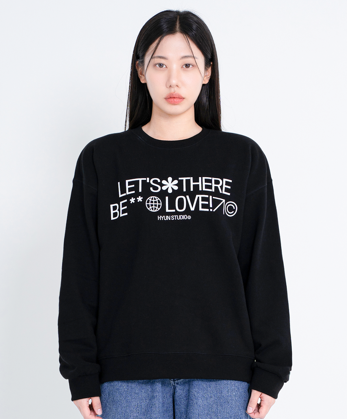 현 스튜디오(HYUN STUDIO) STAY LOVE SWEAT SHIRT [UNISEX]