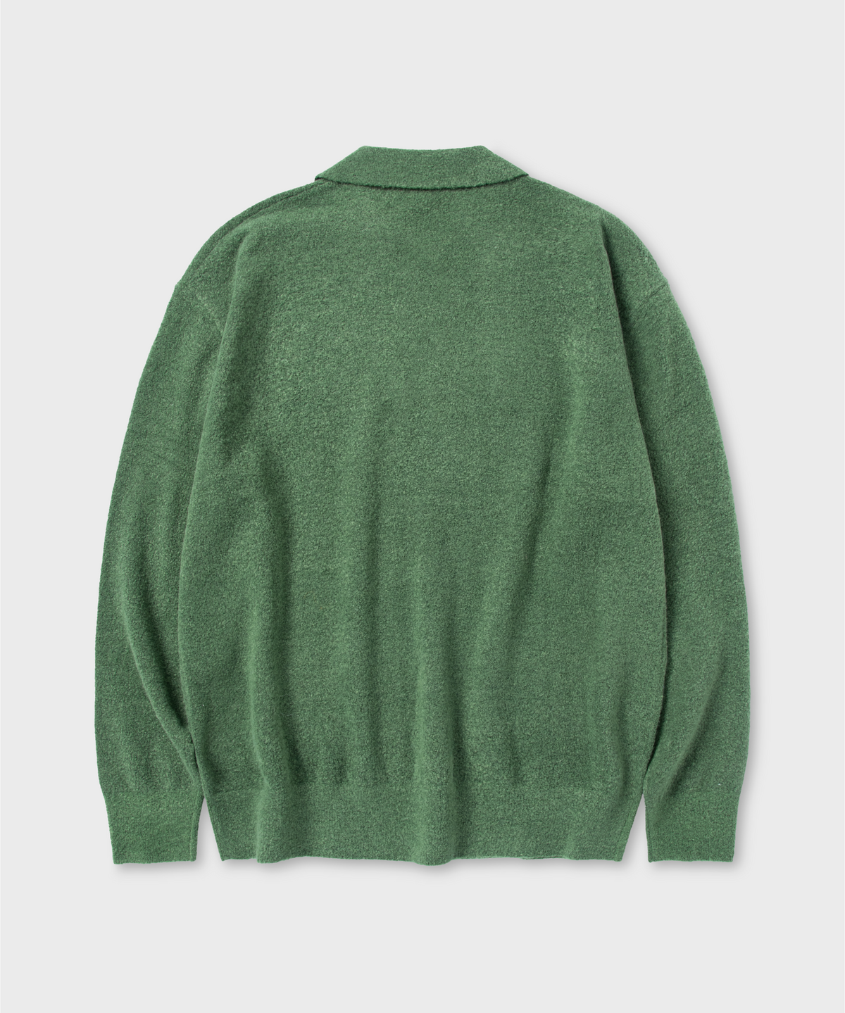 넌블랭크(NONBLANK) 폴로 칼라 니트_GREEN