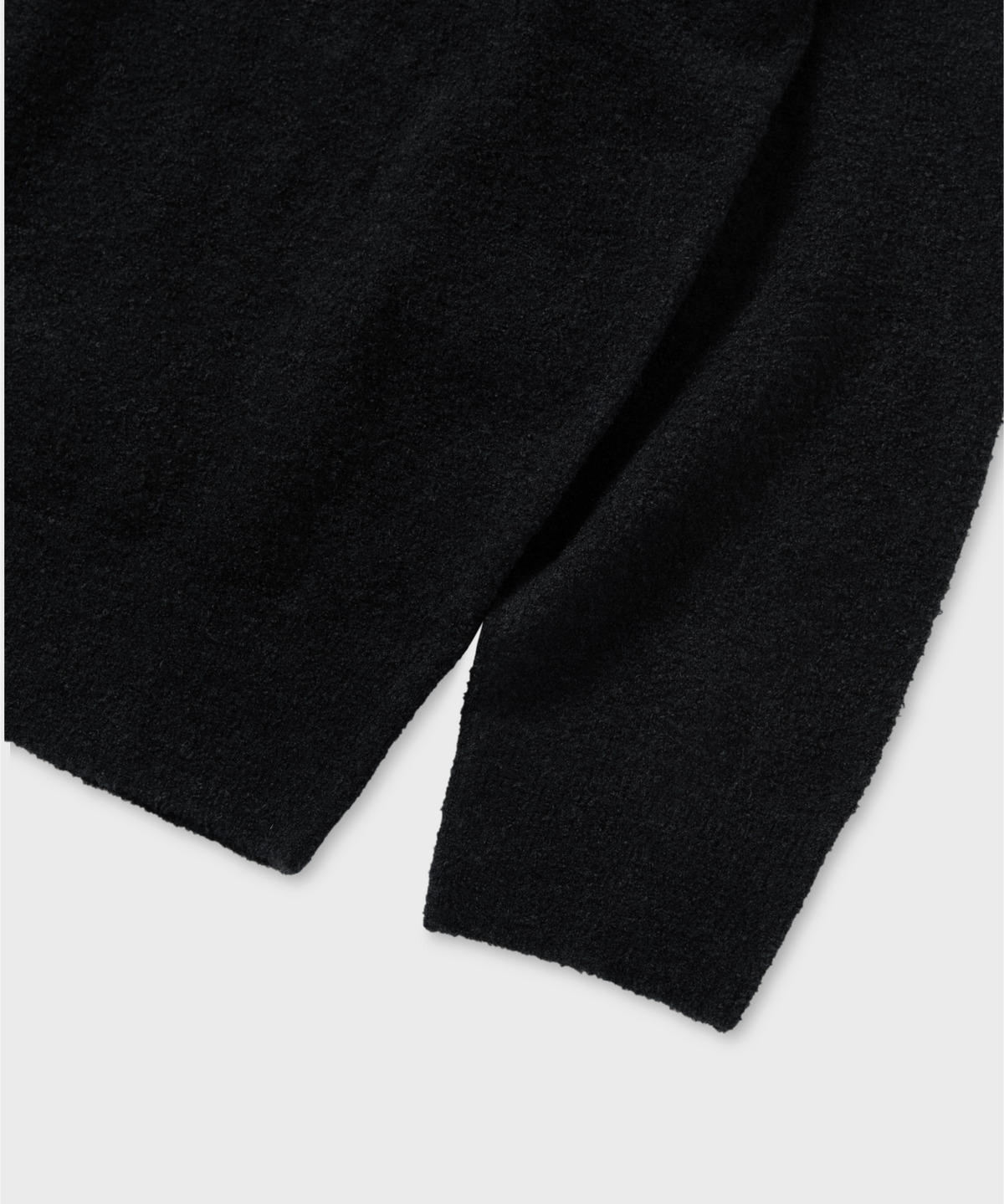 넌블랭크(NONBLANK) 폴로 칼라 니트_DARK GREY