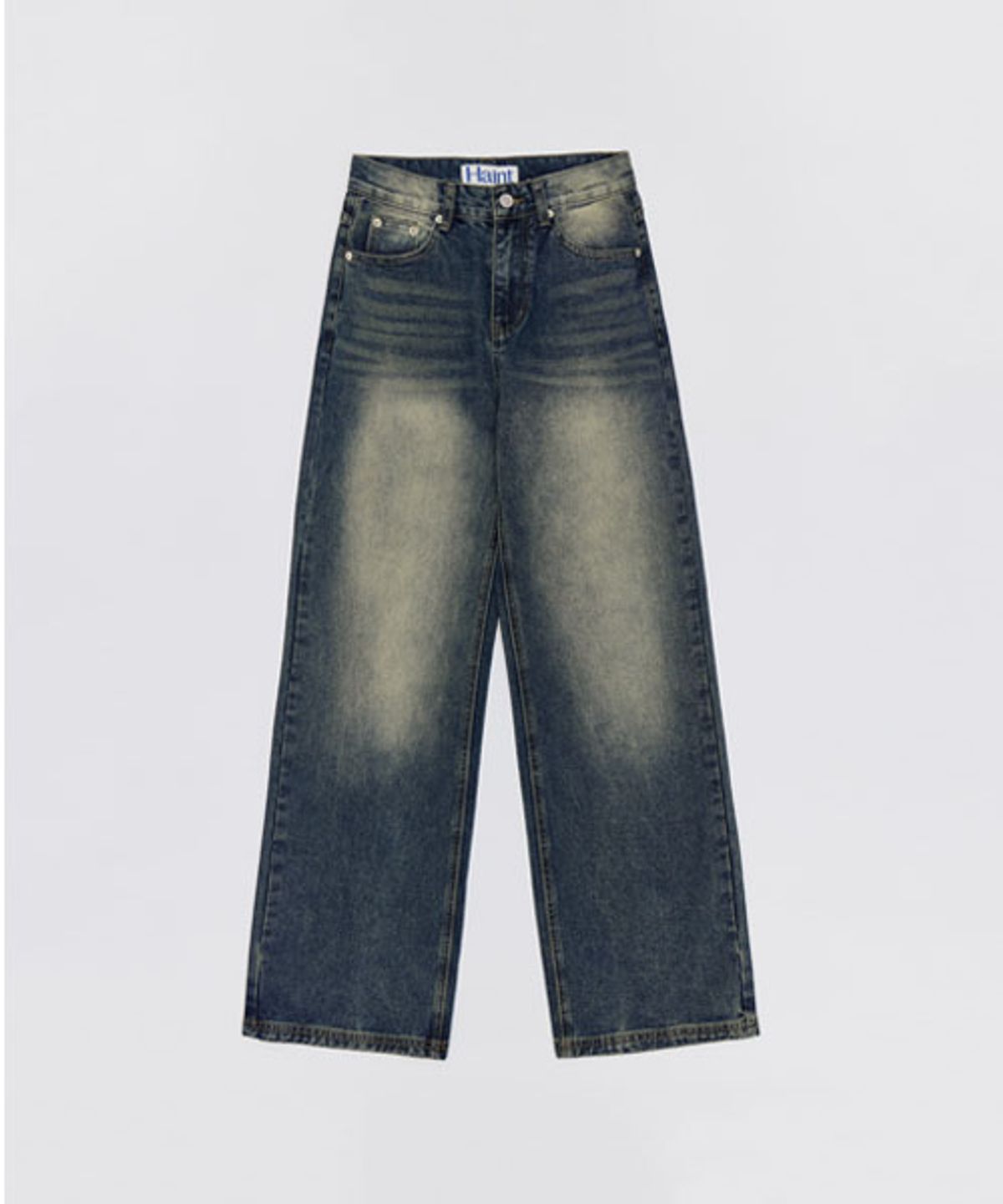 헤인트(HAINT) ROBIN WASHED DENIM PANTS