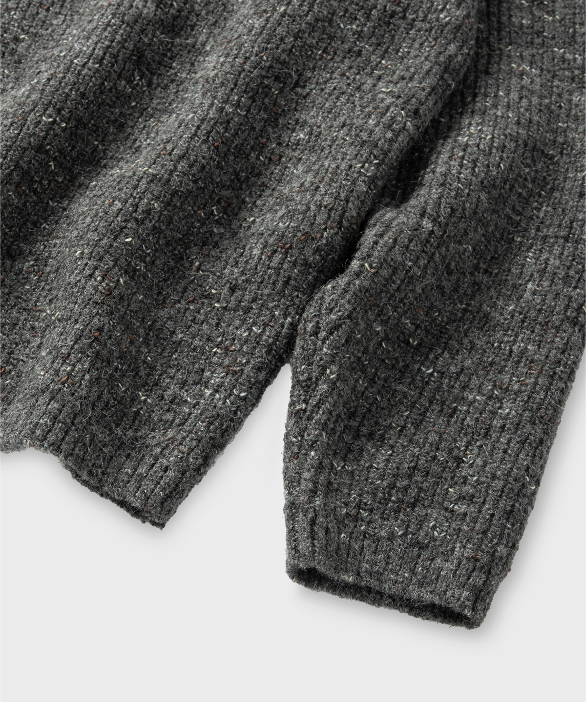 넌블랭크(NONBLANK) 로빈 라운드 니트_MELANGE GREY