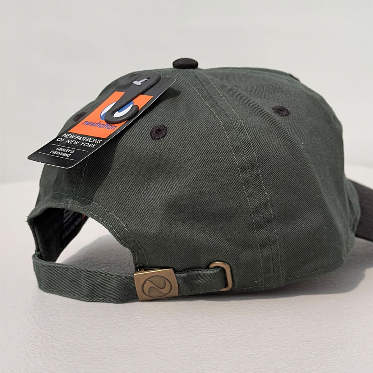 뉴해튼(NEWHATTAN) 워싱 볼캡 (dark green/black)