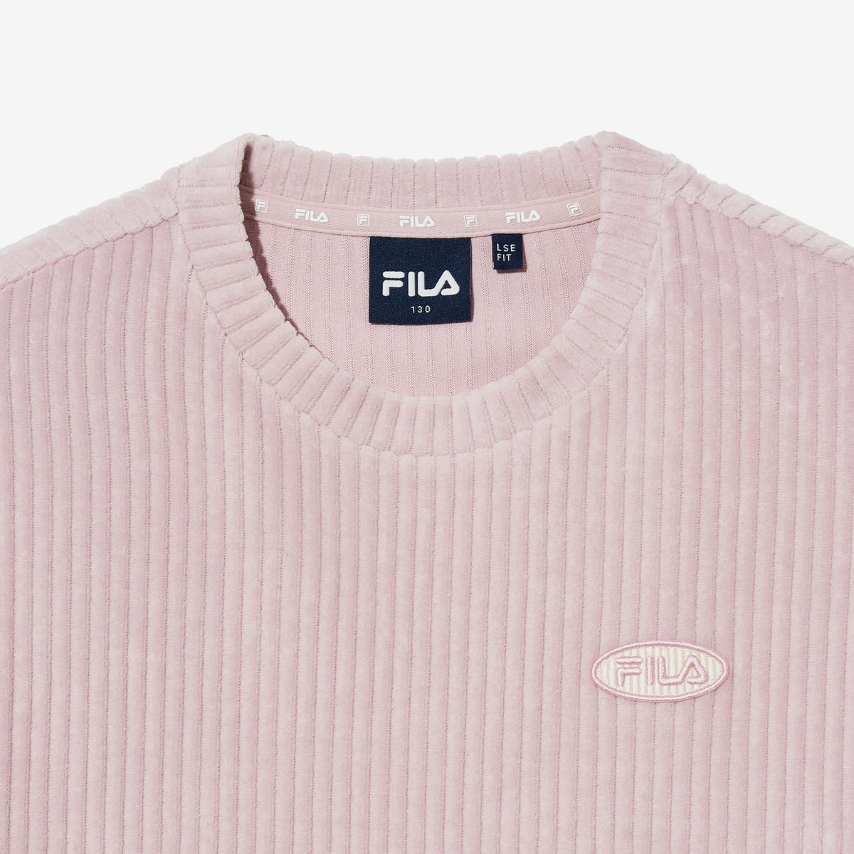 휠라 키즈(FILA KIDS) 벨로아 골지 상하세트(FK2FSG4103XDPK)