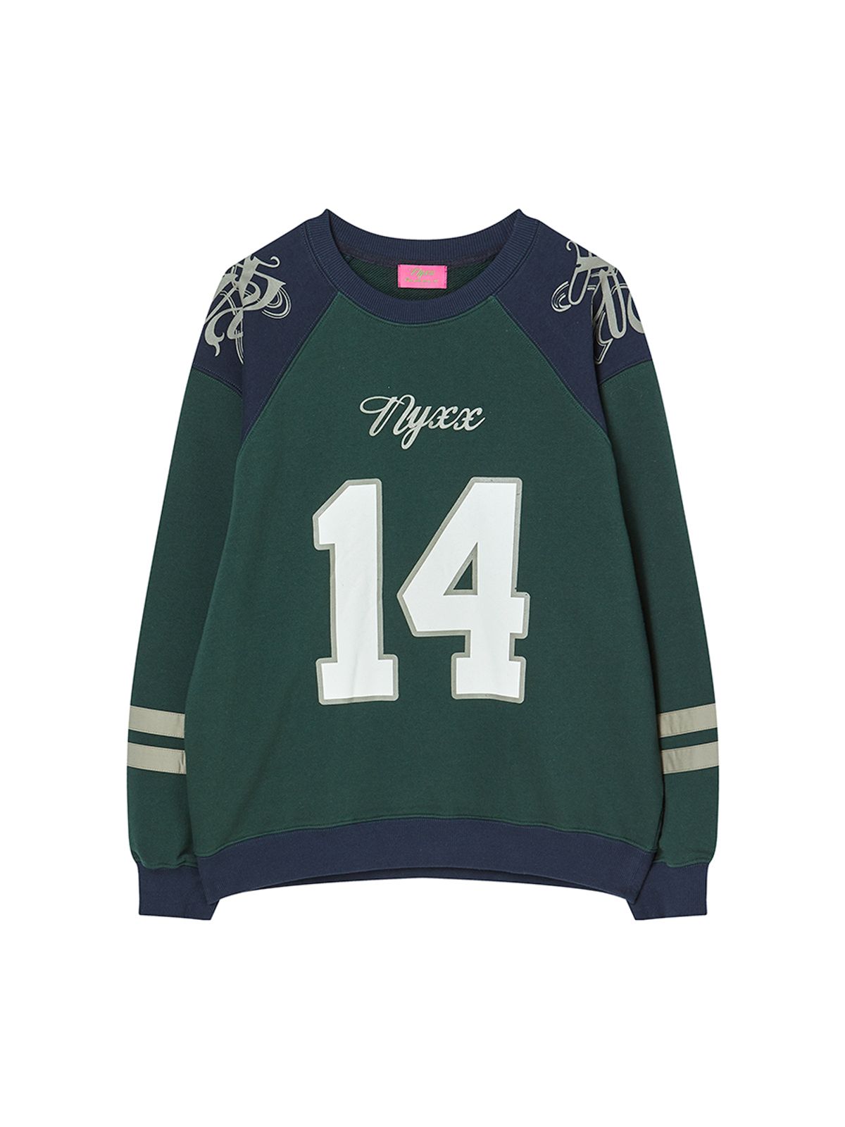엔와이엑스엑스(NYXX) COLOR BLOCK SOCCER SWEATSHIRT GREEN