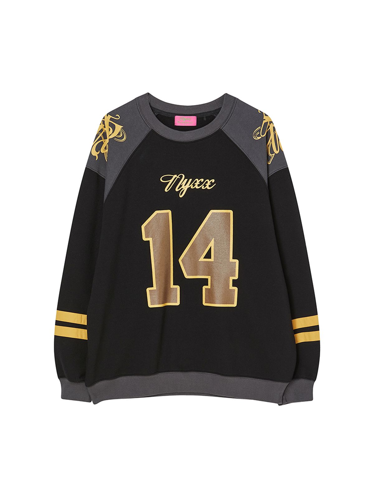 엔와이엑스엑스(NYXX) COLOR BLOCK SOCCER SWEATSHIRT BLACK