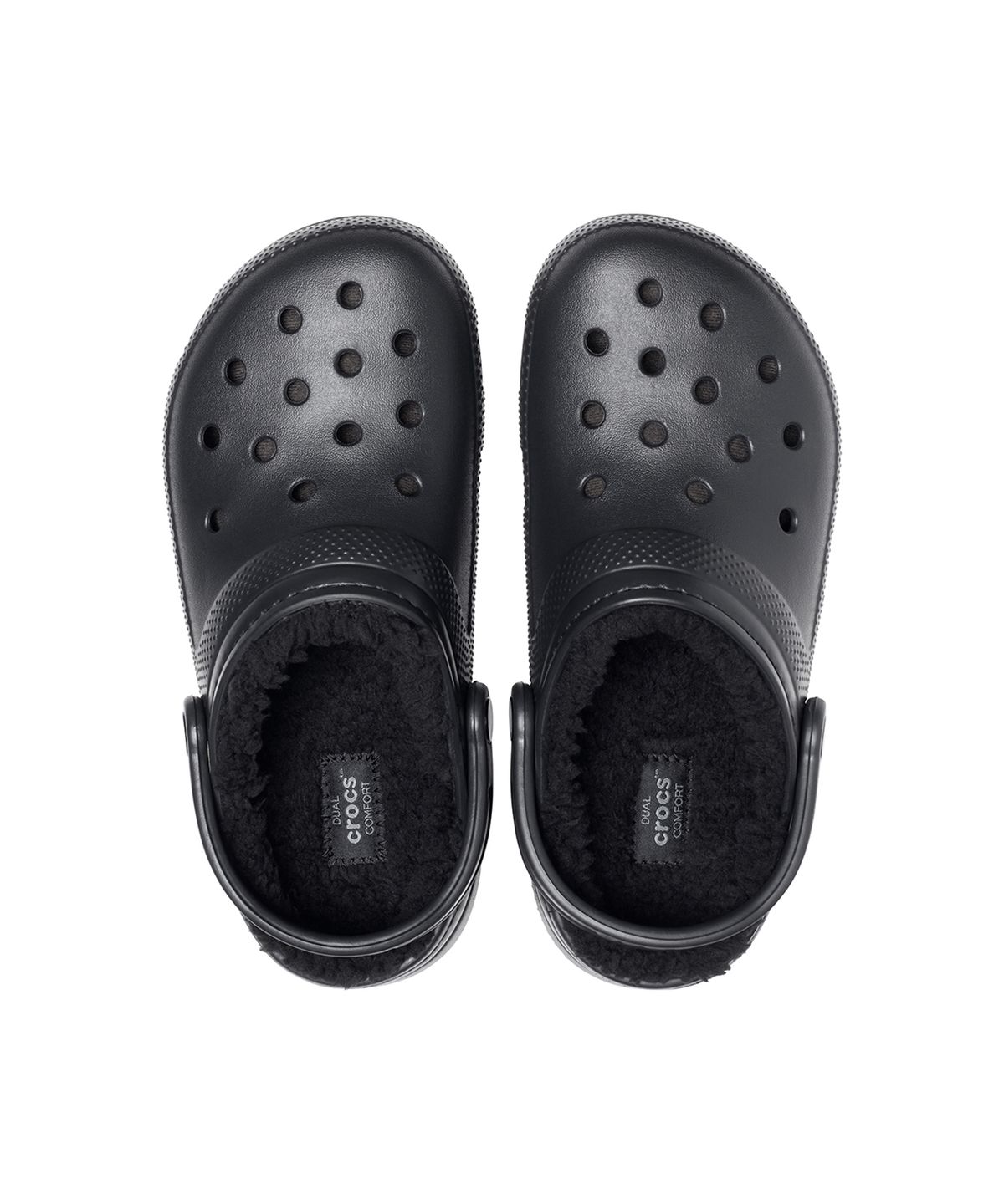 크록스(CROCS) 클래식 라인드 클로그 - 블랙/블랙 / 203591-060