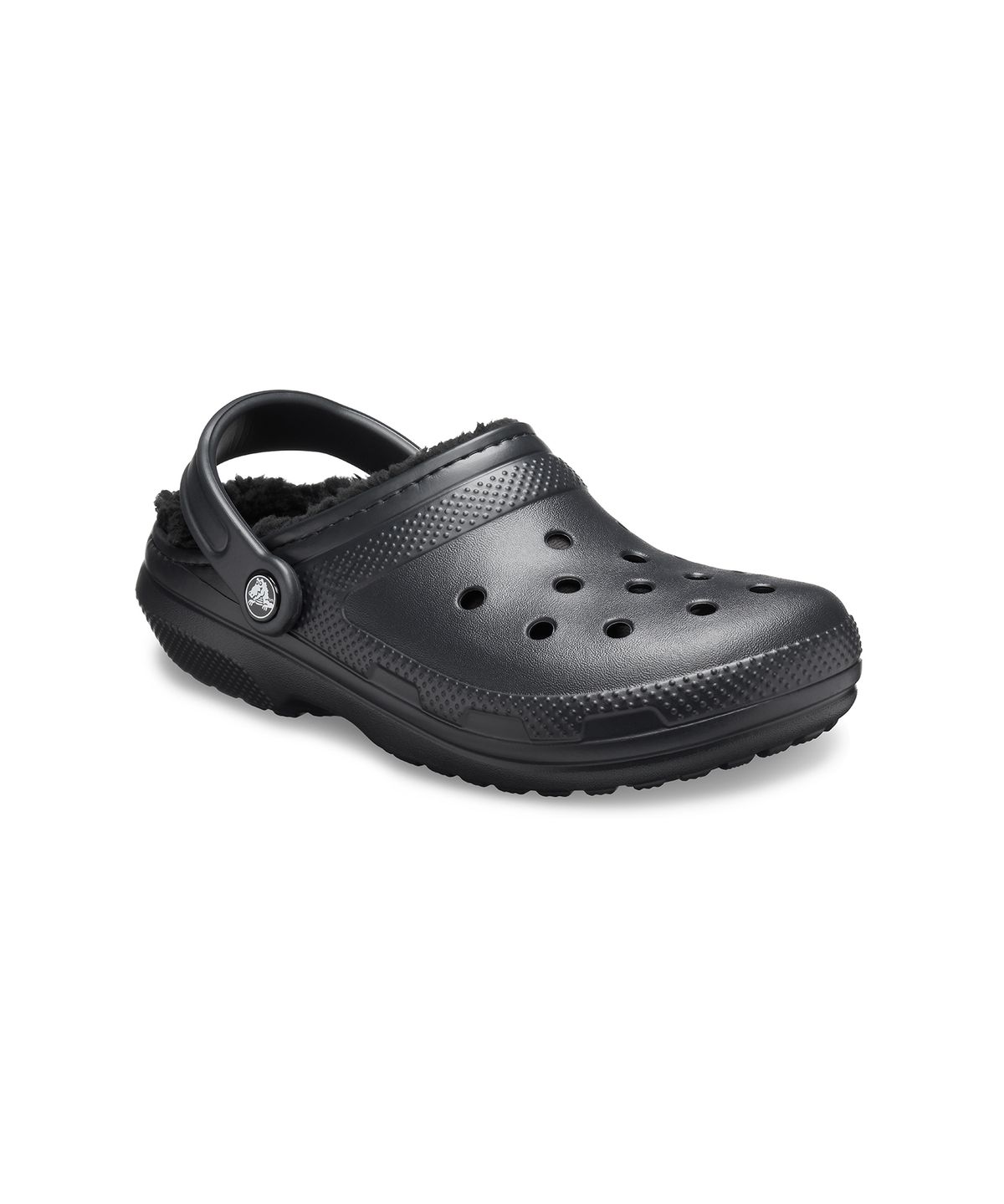 크록스(CROCS) 클래식 라인드 클로그 - 블랙/블랙 / 203591-060