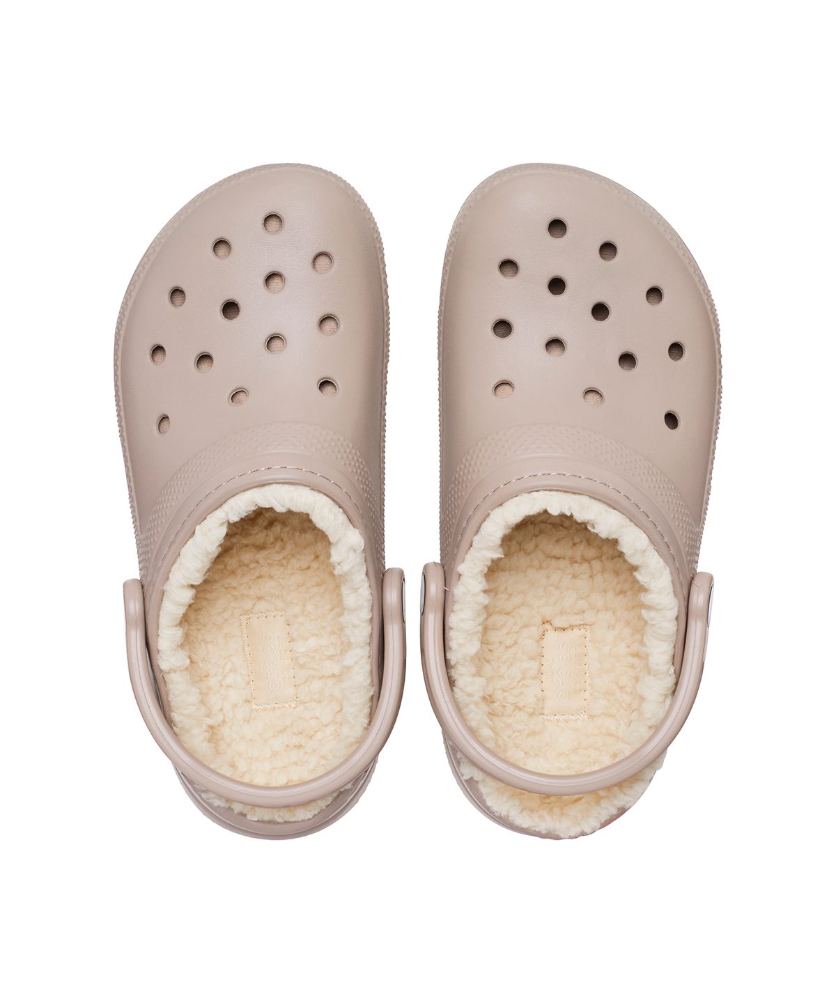 크록스(CROCS) 클래식 라인드 클로그 - 머슈룸/본 / 203591-2YB