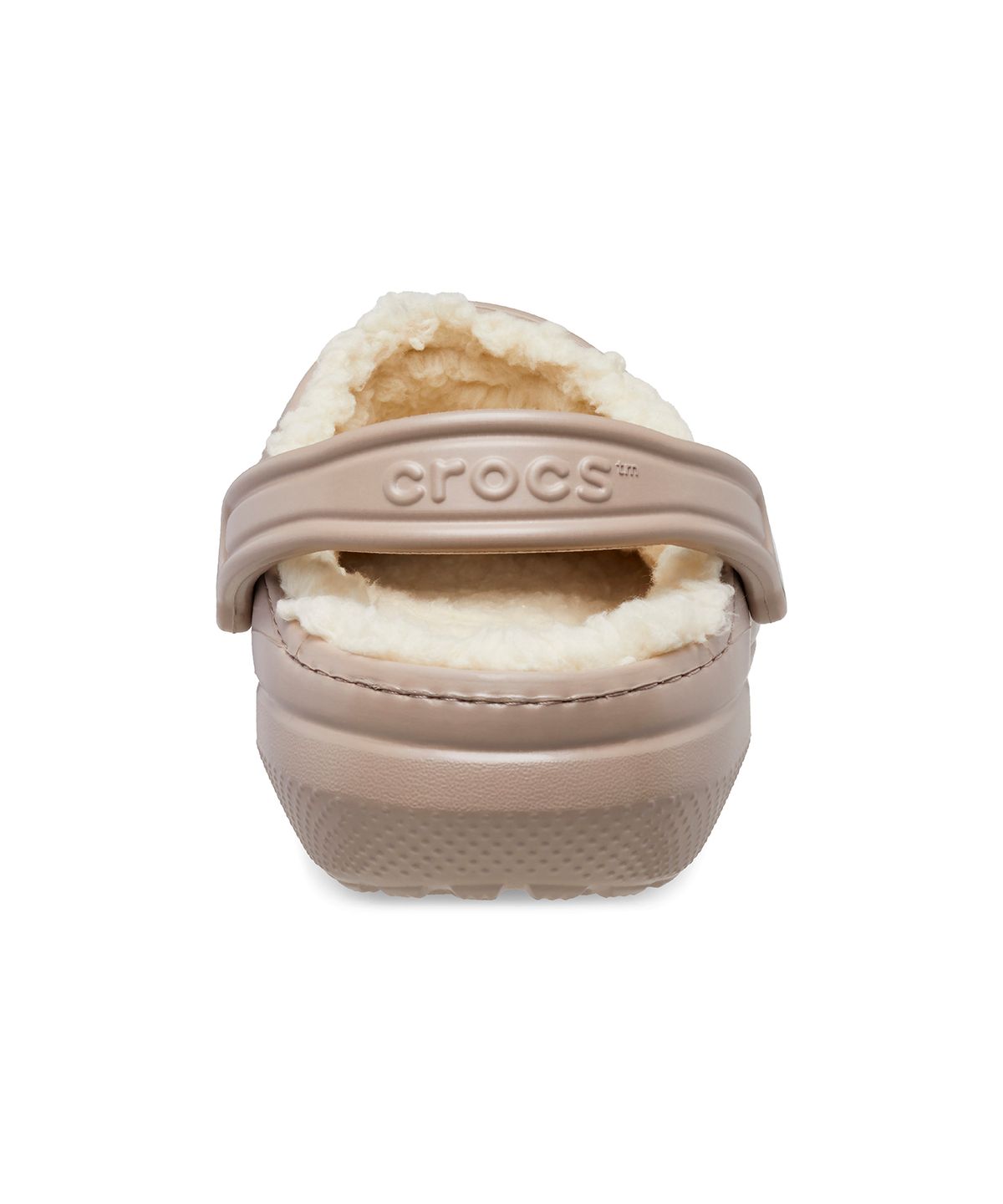 크록스(CROCS) 클래식 라인드 클로그 - 머슈룸/본 / 203591-2YB