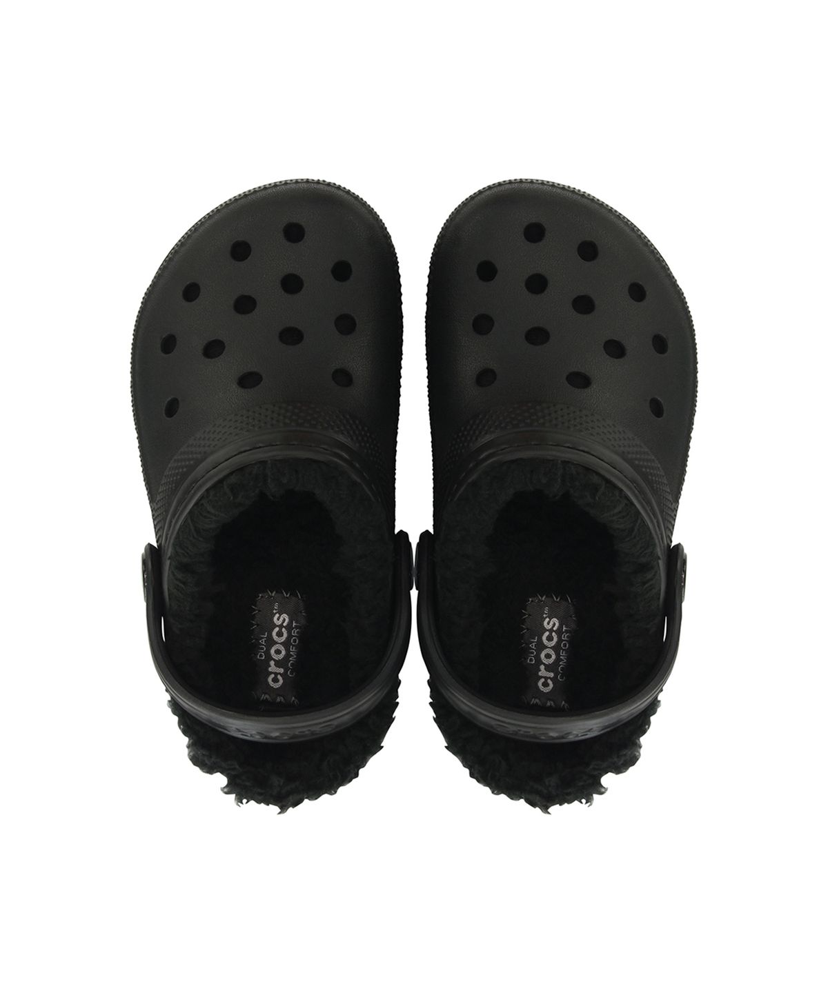 크록스키즈(CROCS KIDS) 클래식 라인드 클로그 키즈 - 블랙/블랙 / 207010-060