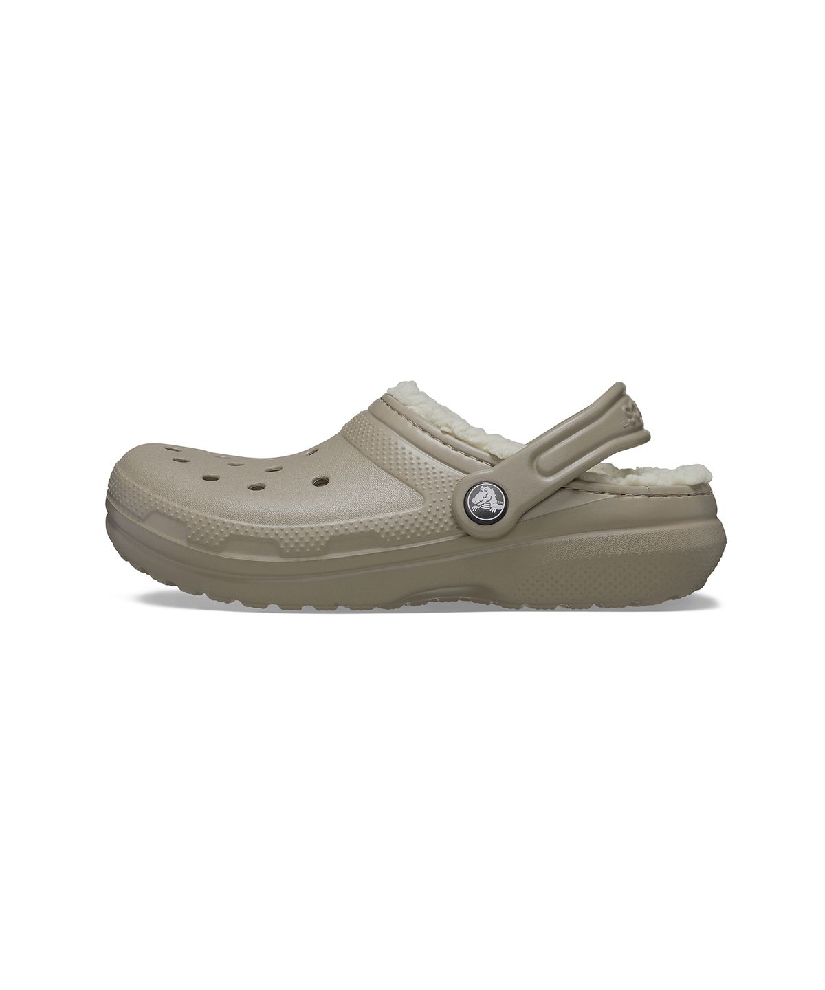 크록스키즈(CROCS KIDS) 클래식 라인드 클로그 키즈 - 머슈룸/본 / 207010-2YB